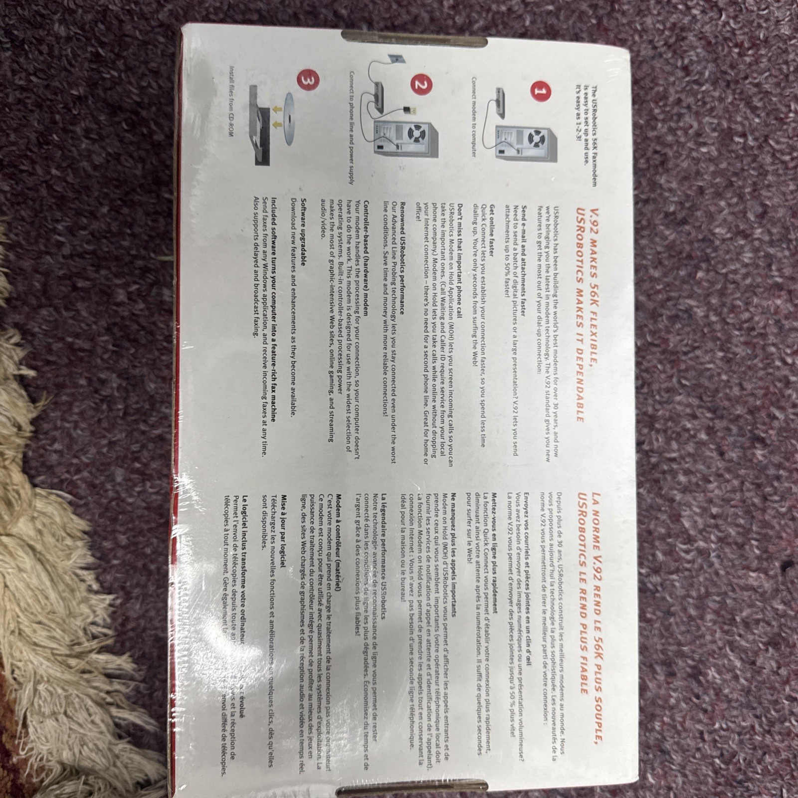 USRobotics Courier V.92 Everything 56K FaxModem