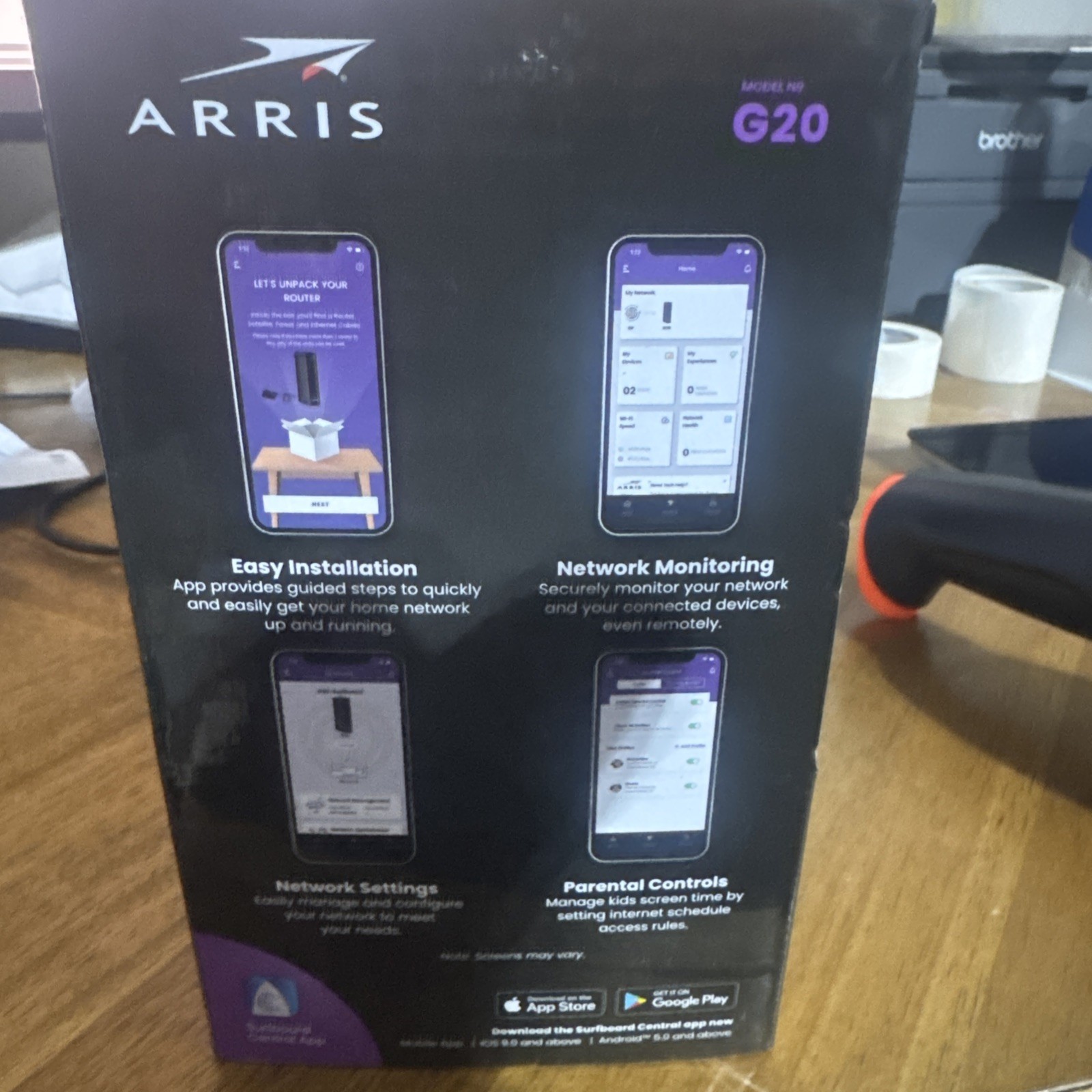 ARRIS Surfboard G20 AX3000 Docsis 3.1 Wifi 6 Cable Modem Dual Band 1 Gig Speed
