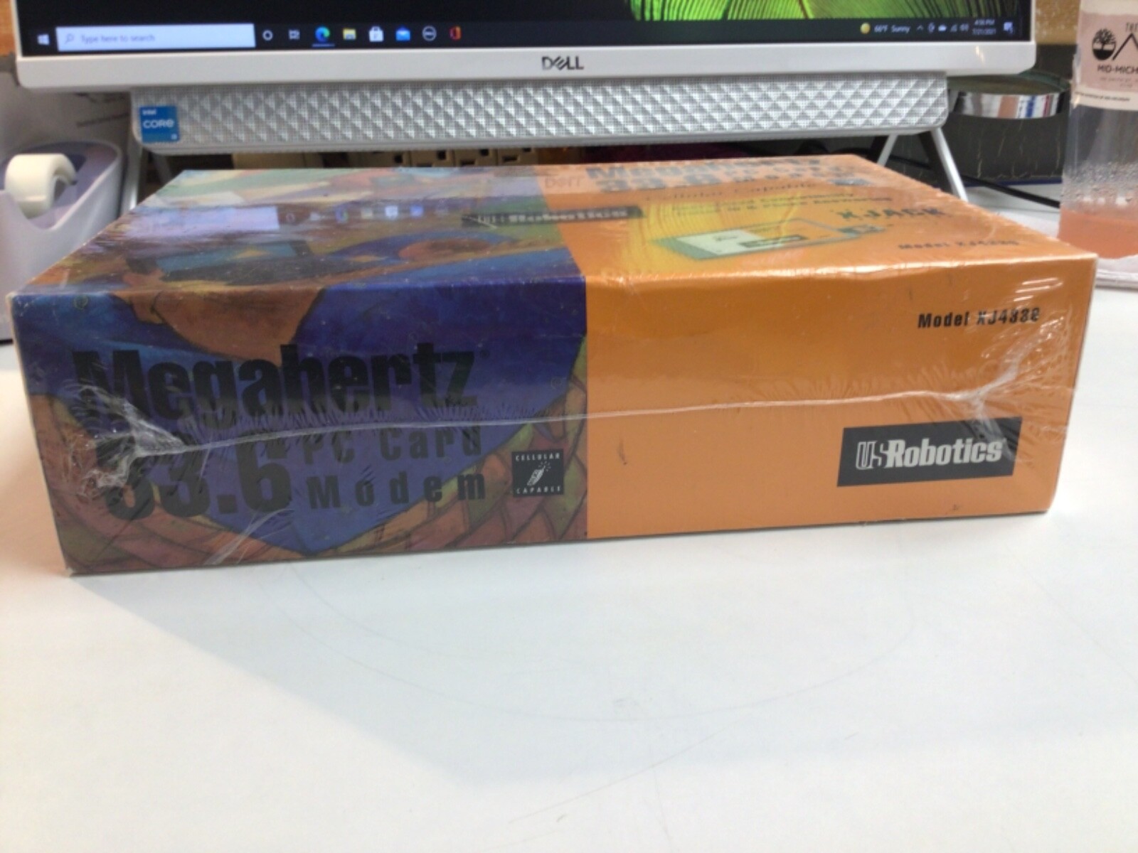 U.S. ROBOTICS 33.6 MEGAHERTZ PC CARD MODEM WITH JACK NEW IN BOX SEALED