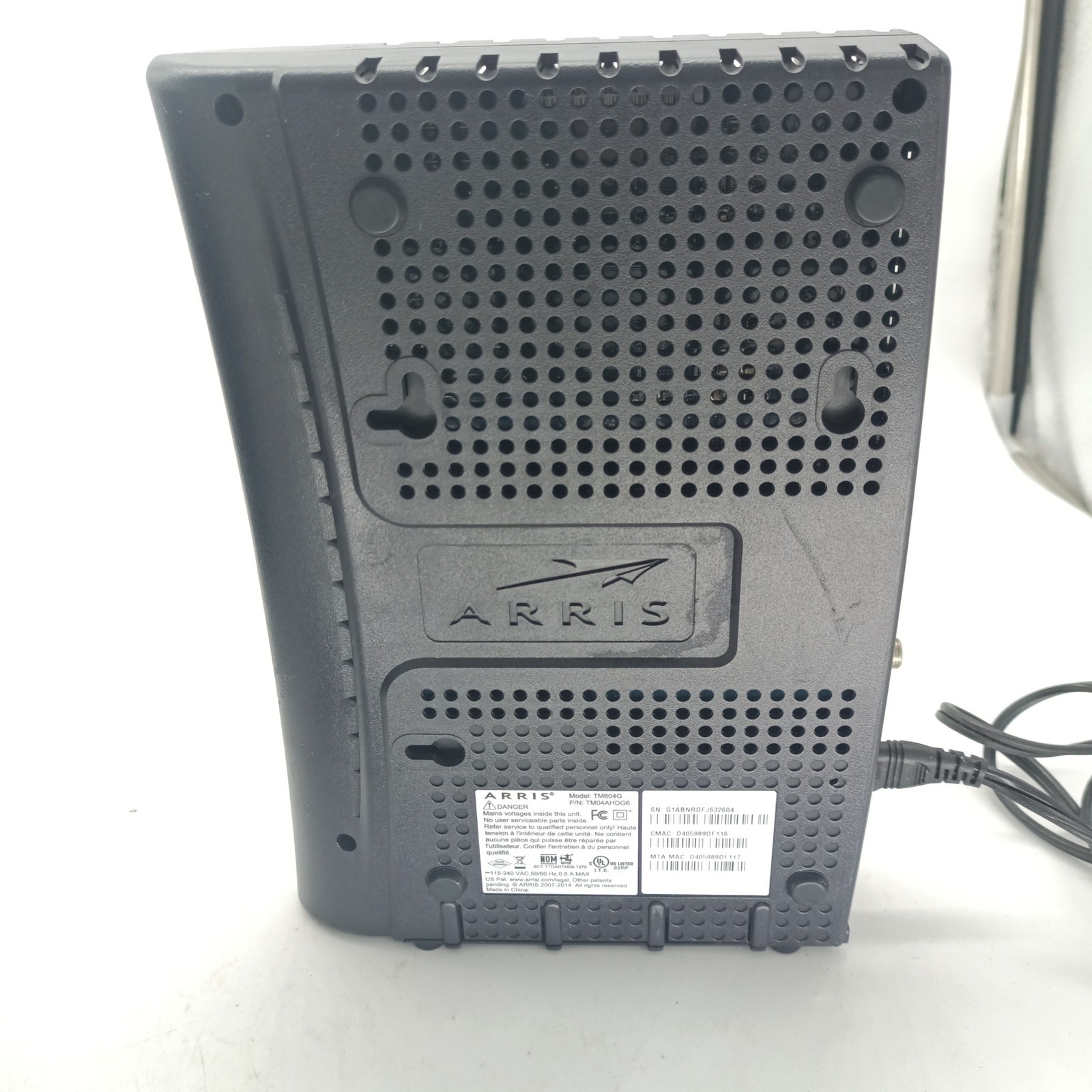 Arris Touchstone TM604G Telephony Modem Black Charter Spectrum TM604G/NA-8 c3