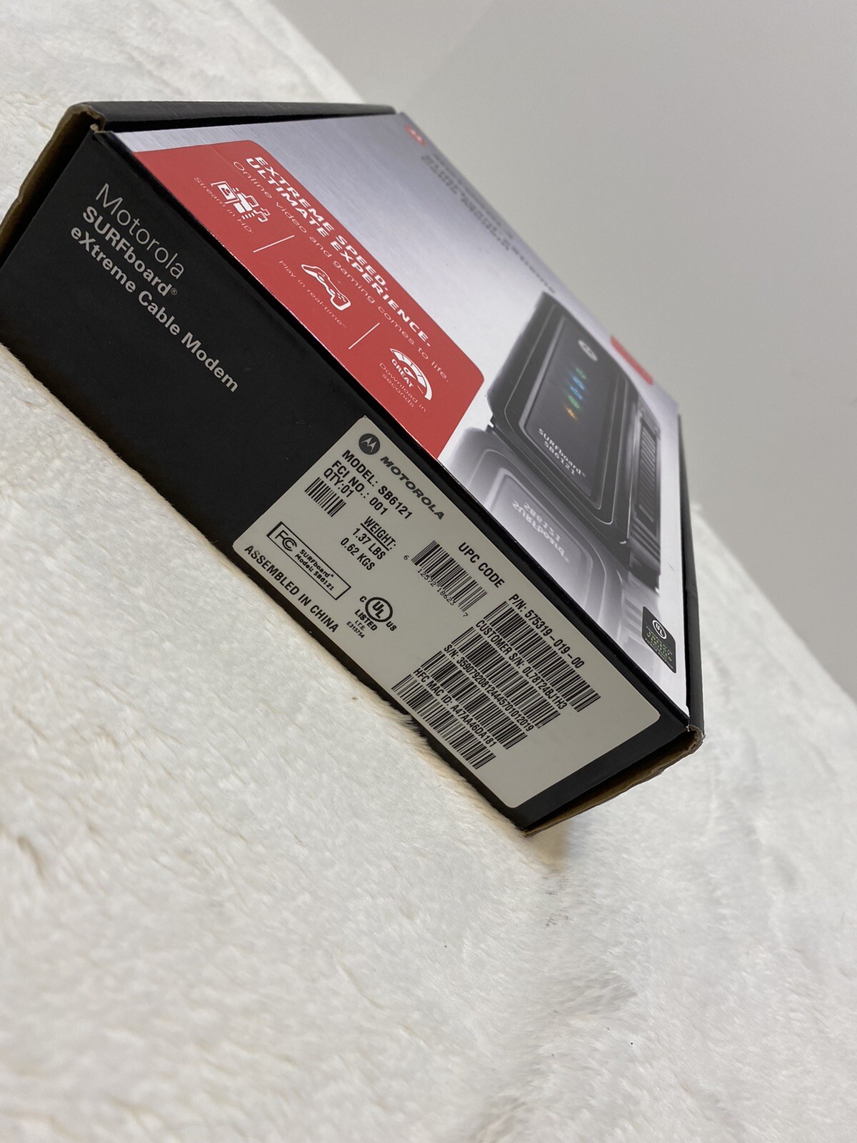 Motorola Surfboard Extreme Cable Modern Model; SB6121 Brand New