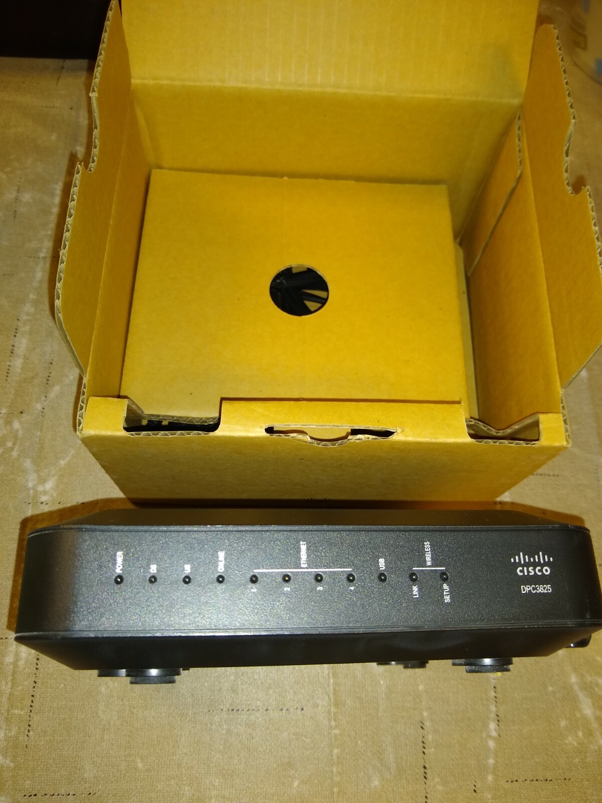 Cisco Model DPC3825 8×4 DOCSIS 3.0 Wireless Residential Gateway – P/N 4038277