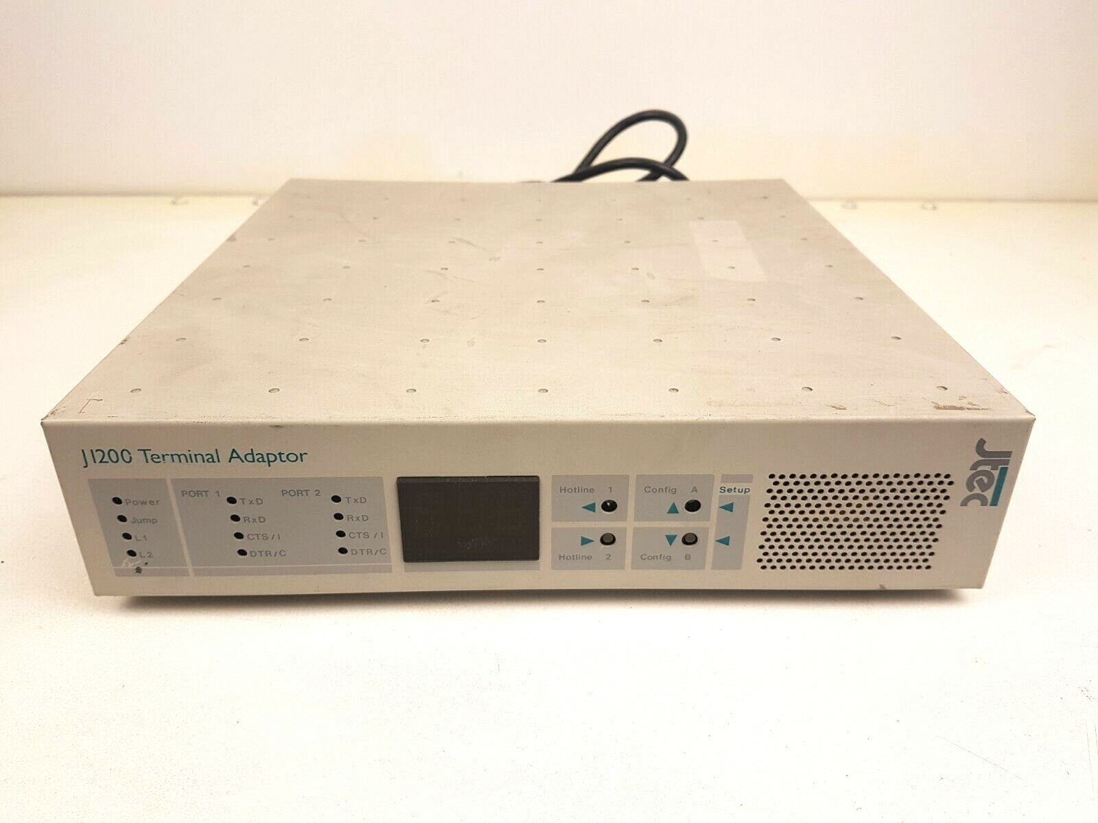 JTEC J1200 ISDN TERMINAL ADAPTER MODEM INTERNET 2-PORT JUMP MONITOR
