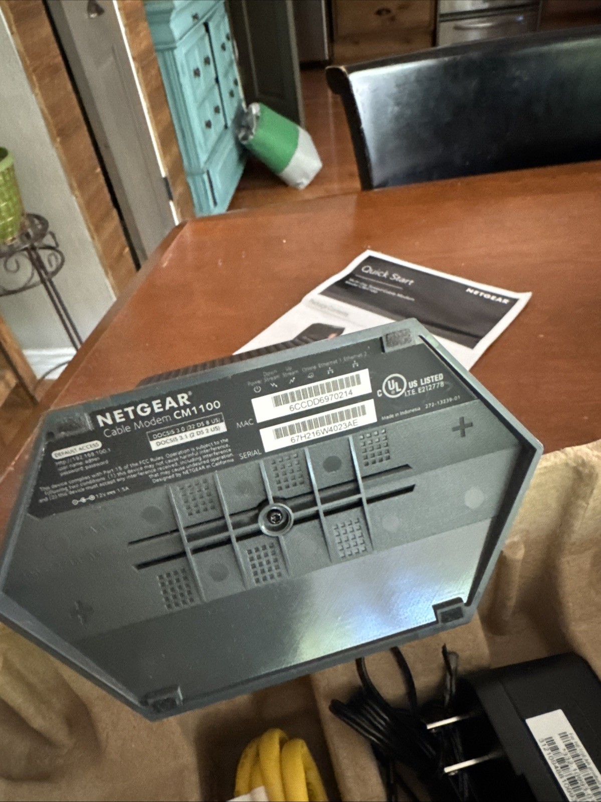 NETGEAR Nighthawk CM1100 Cable Modem