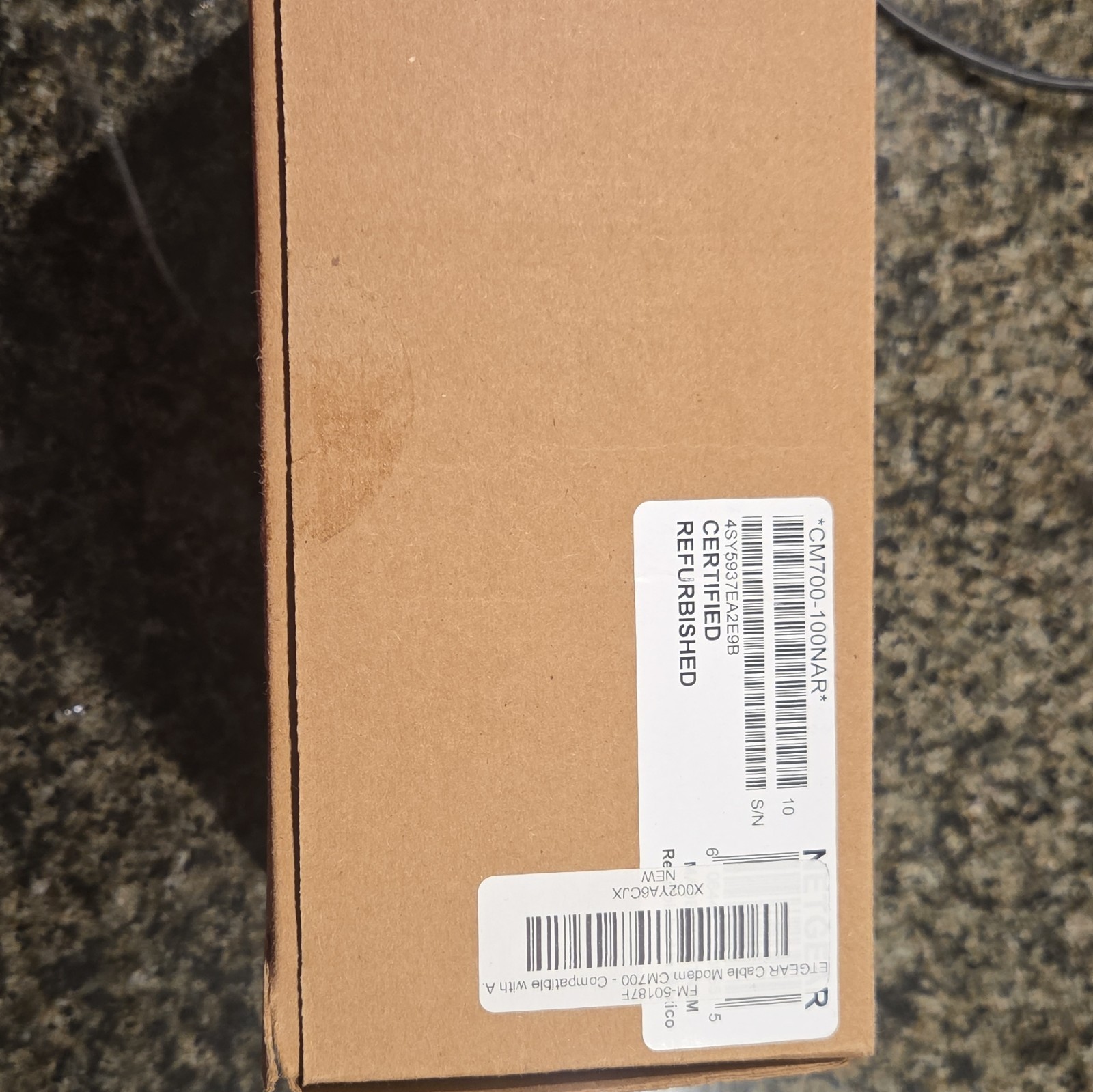 NETGEAR CM700 Cable Modem DOCSIS 3.0 1.4 Gbps Xfinity Black CM700-100NAR