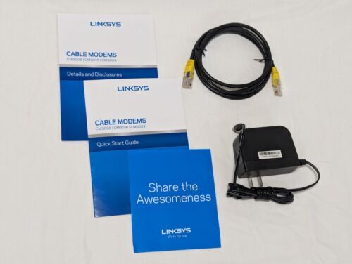 LINKSYS CM3024 High Speed DOCSIS 3.0 24×8 Cable Modem Xfinity Cox Charter Others