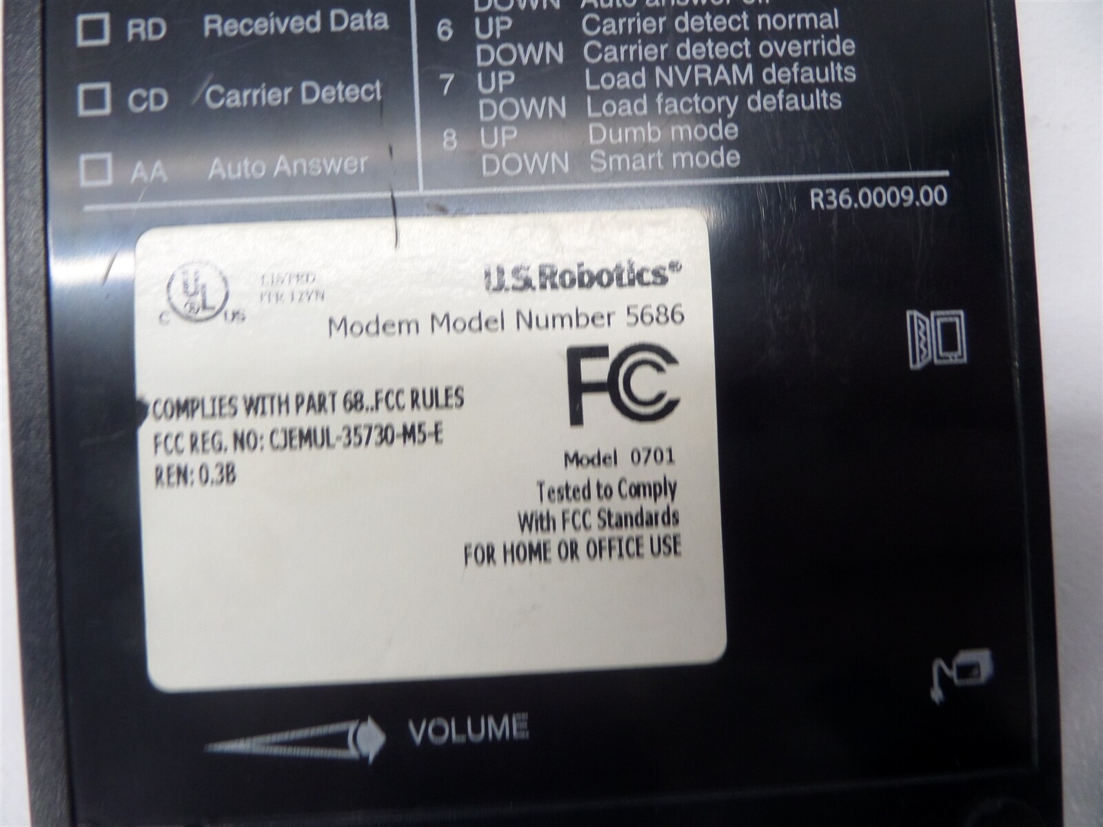US Robotics 56K V.92 Fax Modem USR5686E
