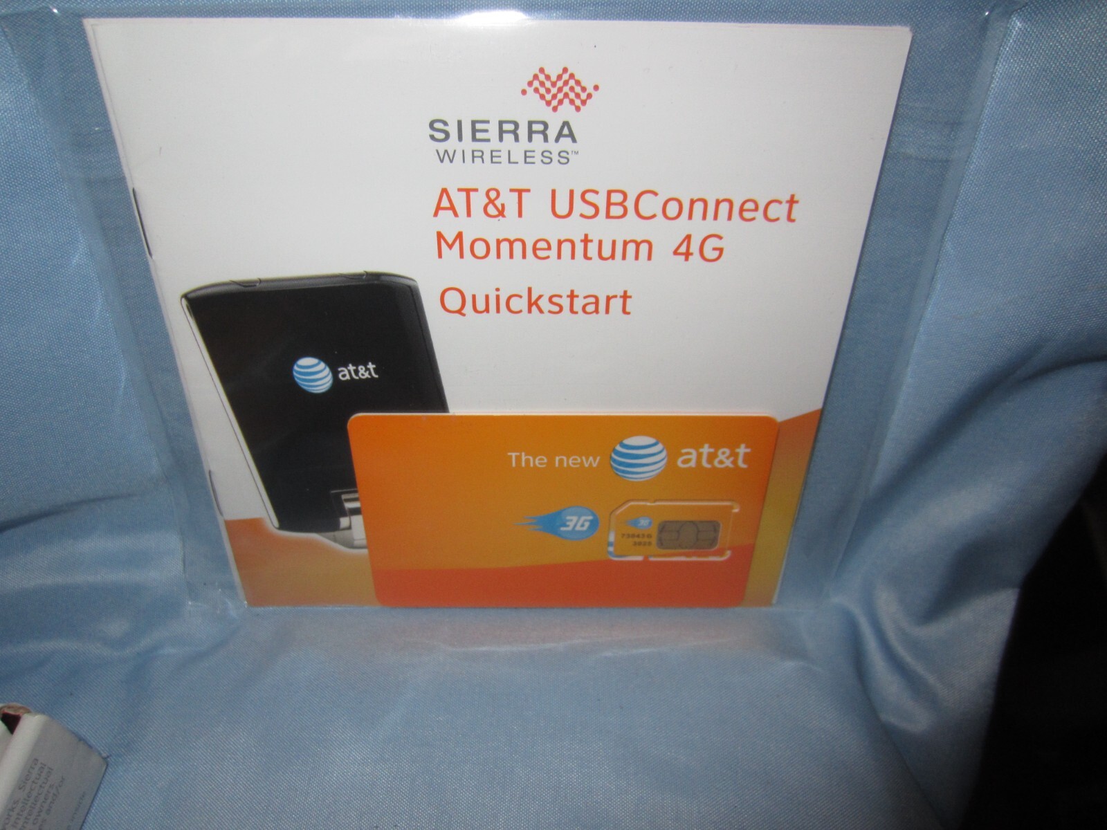 Sierra Wireless AT&T USB Connect Momentum 4G LaptopConnect Device & New Sim Card
