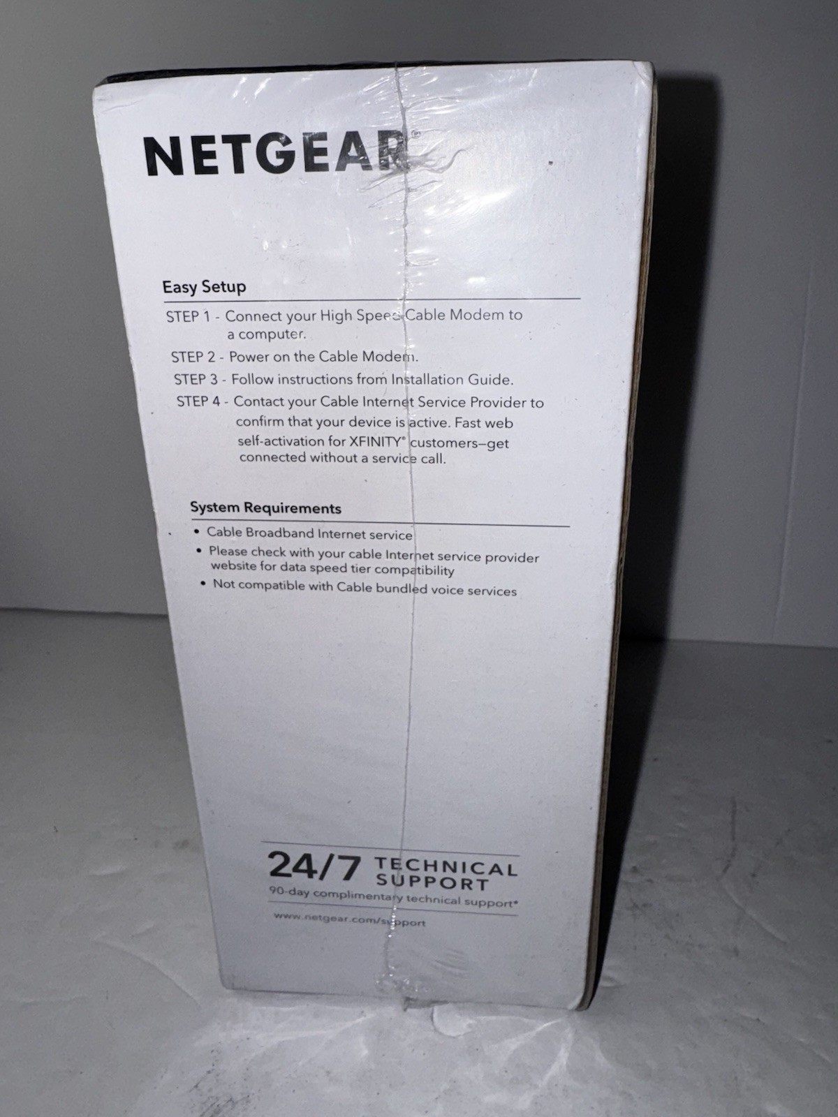 NETGEAR CM500 (CM500100NAS) 680 Mbps – Black