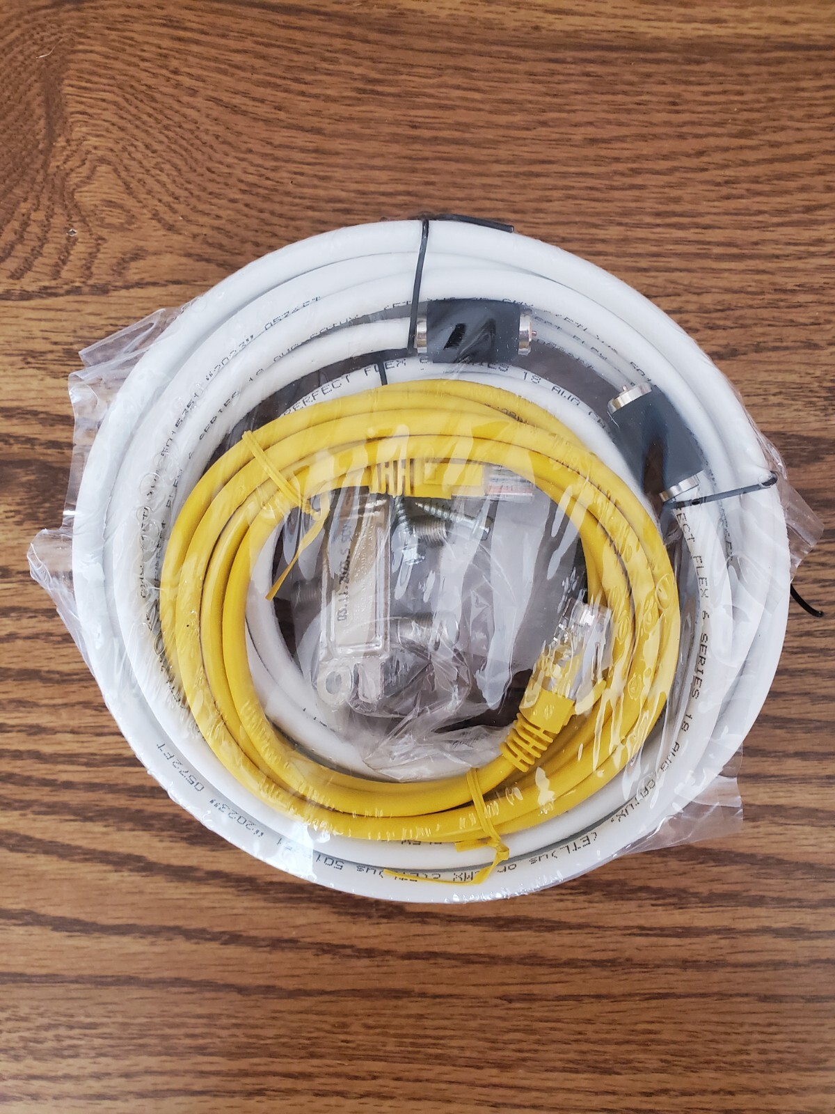 HSD Kit (2 Way Spliter 7ft Ethernet Cable & 6ft, 12ft Coax Jumper plus Splitter)