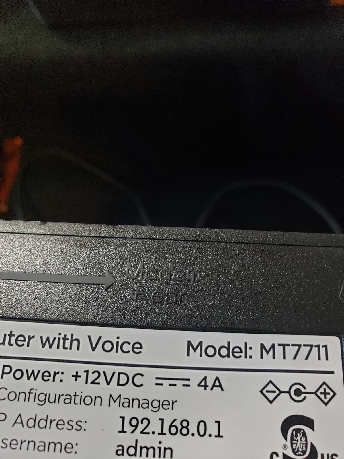 Motorola MT7711 Dual Band AC1900 Cable Modem and Wi-Fi Gigabit Router