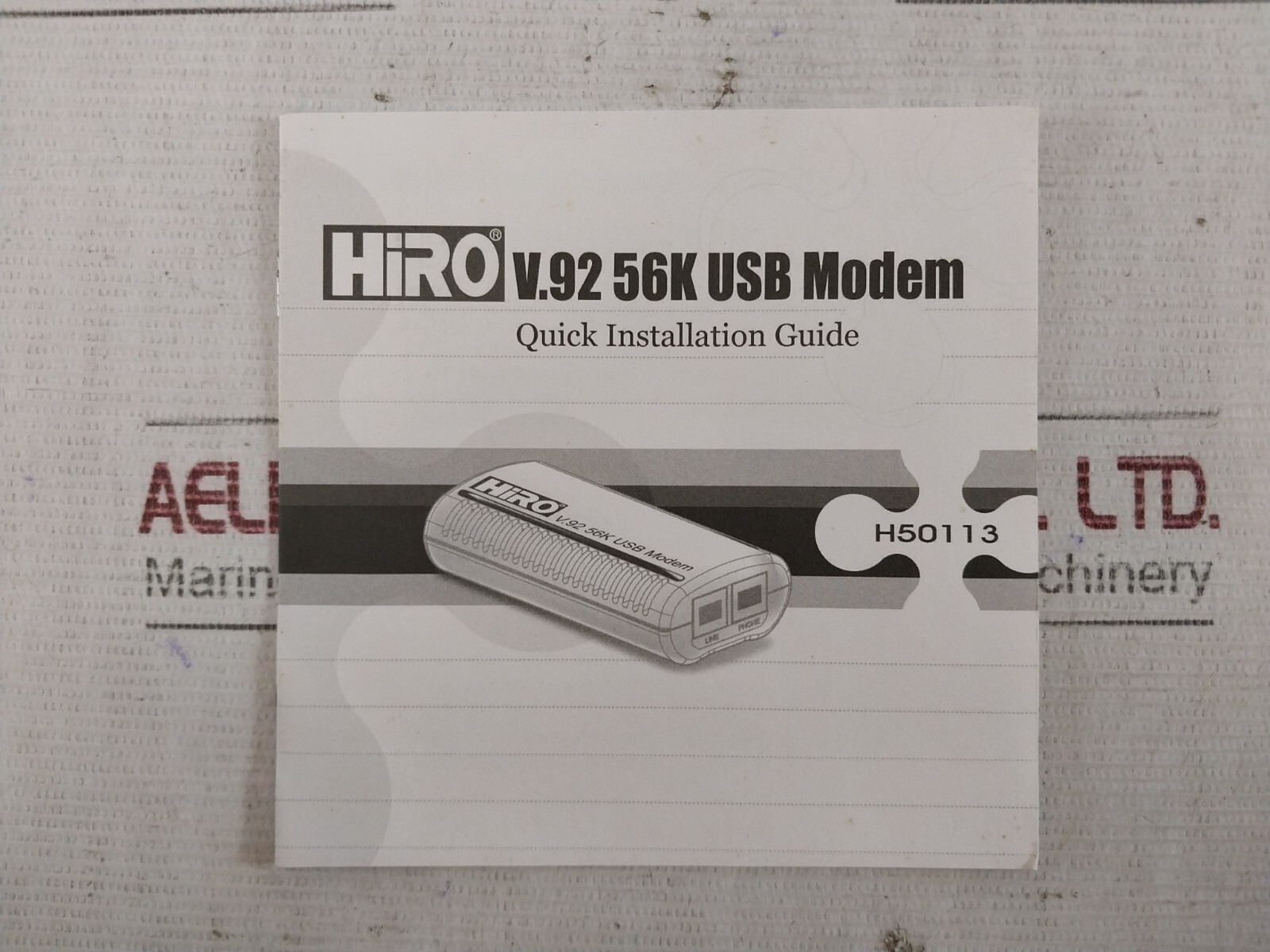 HIRO H50113 USB Modem Kit V.92 56KBPS 63B56021004