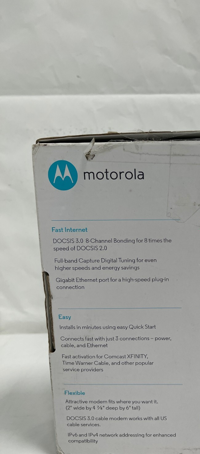 Motorola MB7220 8×4 DOCSIS 3.0 Cable Modem