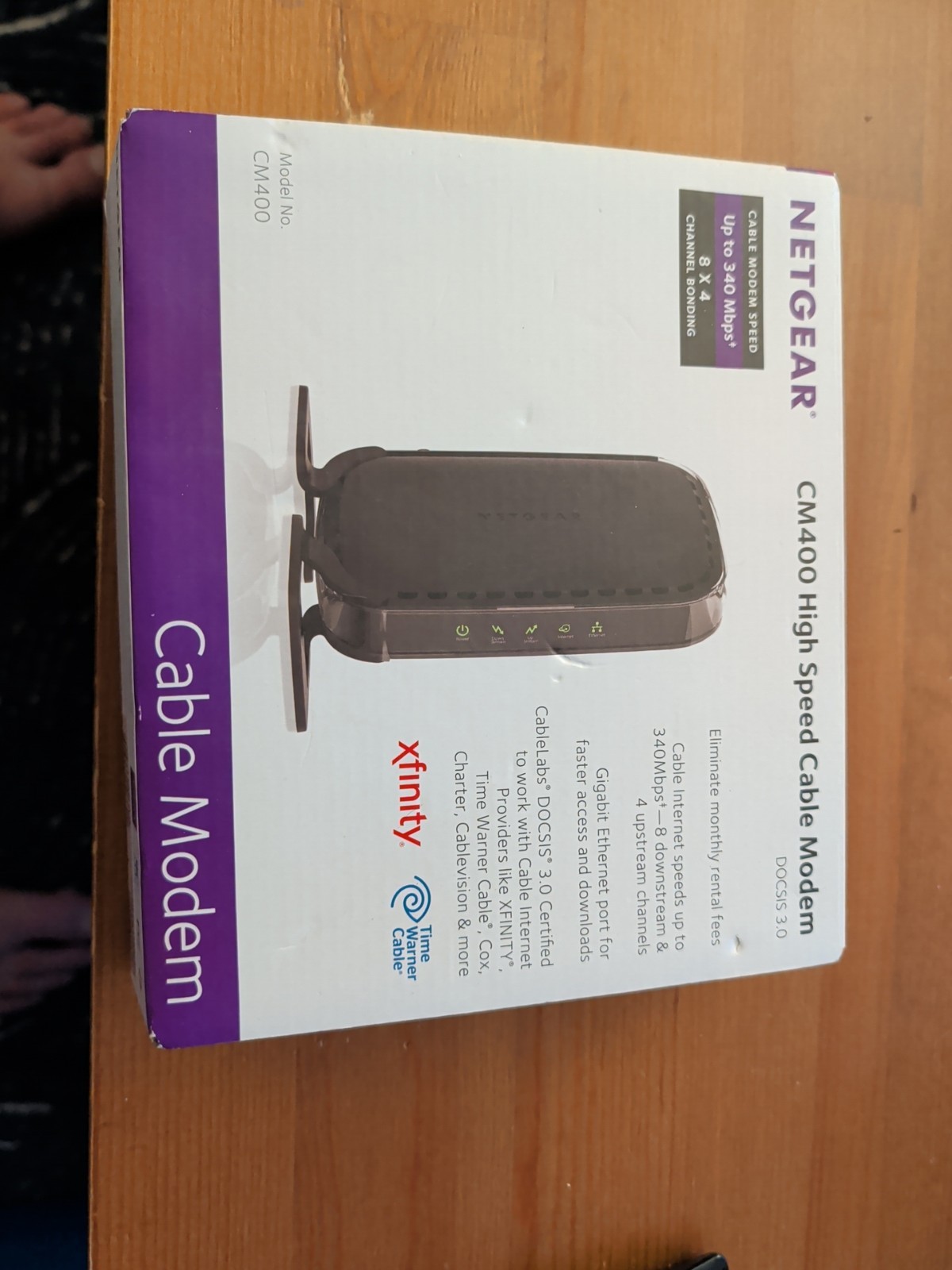 Netgear CM400 High Speed Cable Modem DOCSIS 3.0