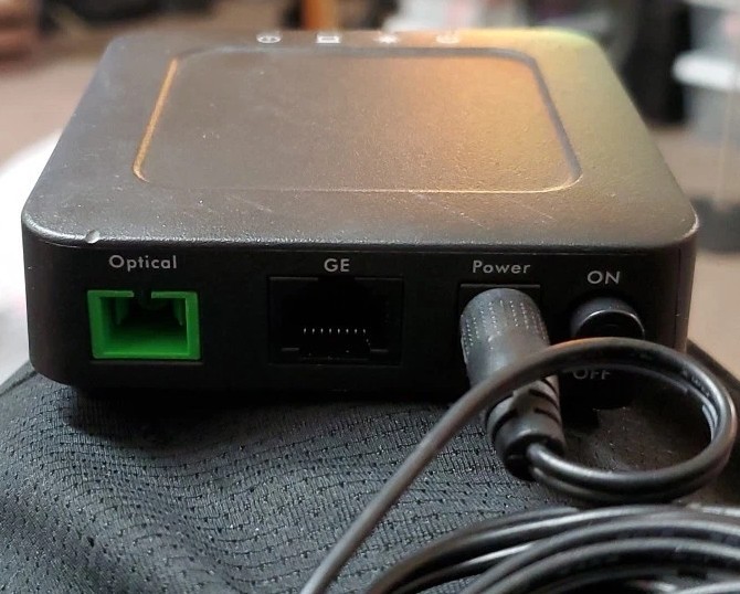 Adtran SDX611 1287933F1 GPON ONT Optical Terminal Black / Power & Ethernet Cable