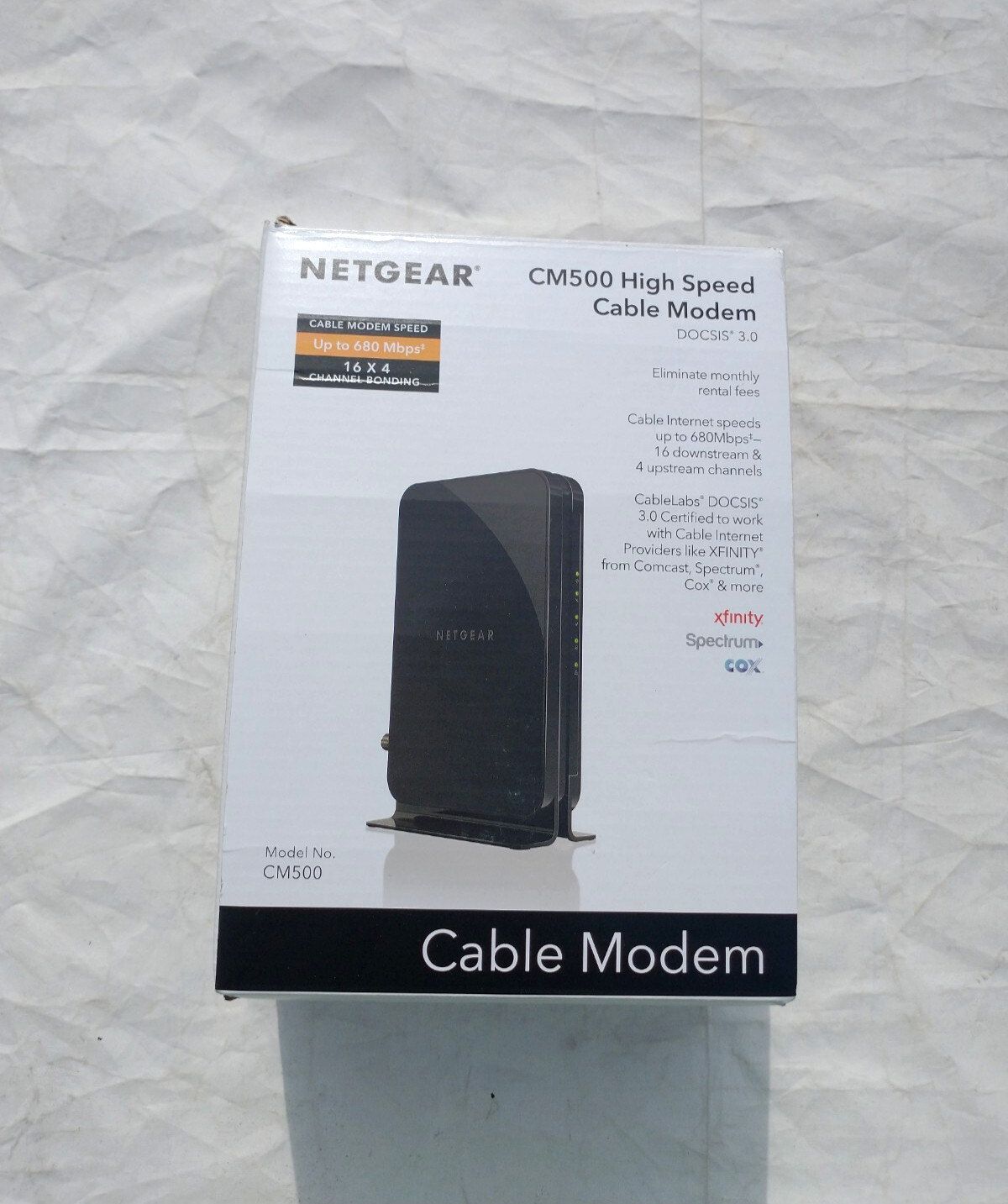 Netgear CM500 High Speed Cable Modem DOCIS 3.0 680 Mbps