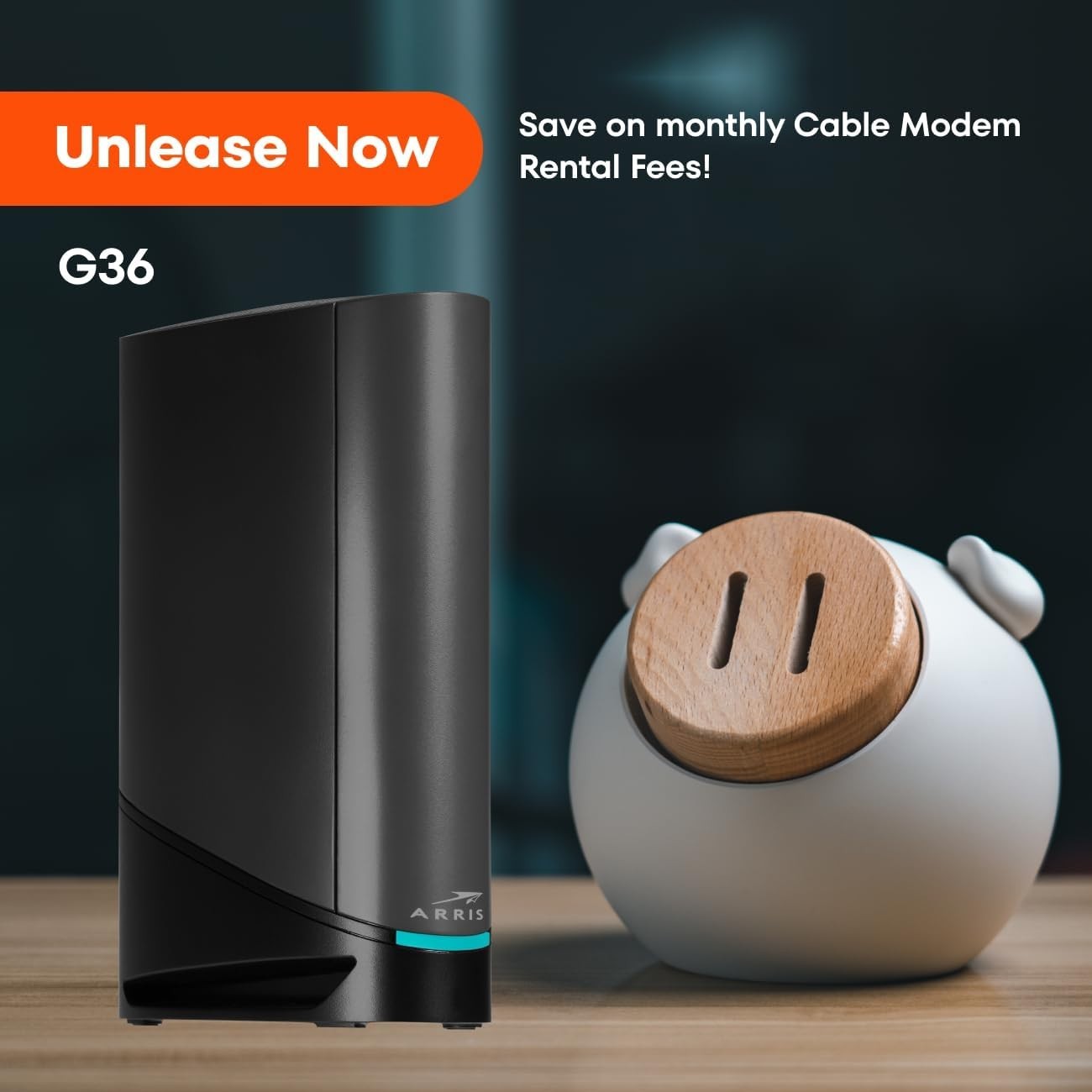 Cable Modem Router Combo DOCSIS 3.1 Gigabit WiFi 6 AX3000 1.2 Gbps Xfinity Cox