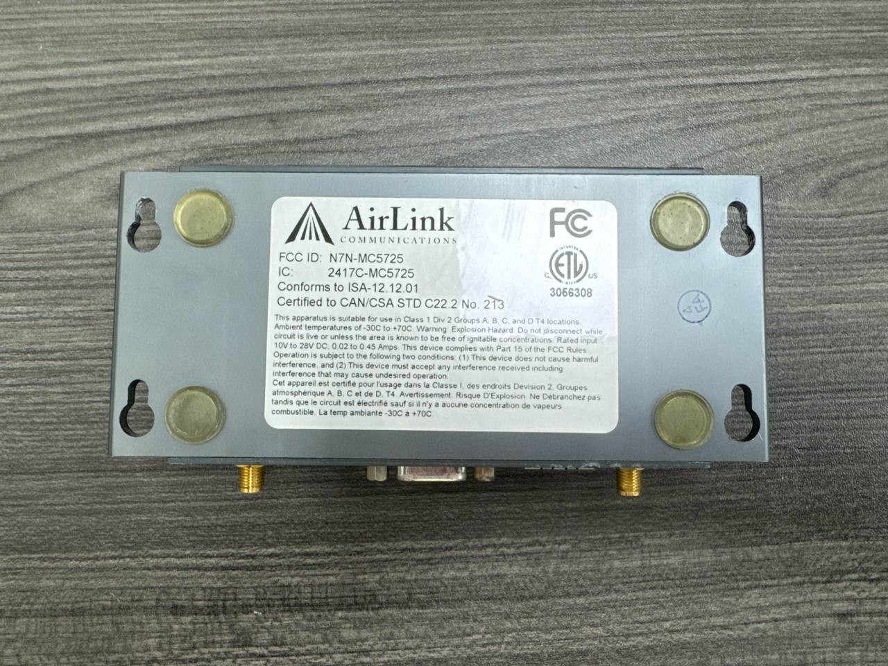 AirLink Raven X V4221-V cellular connection modem