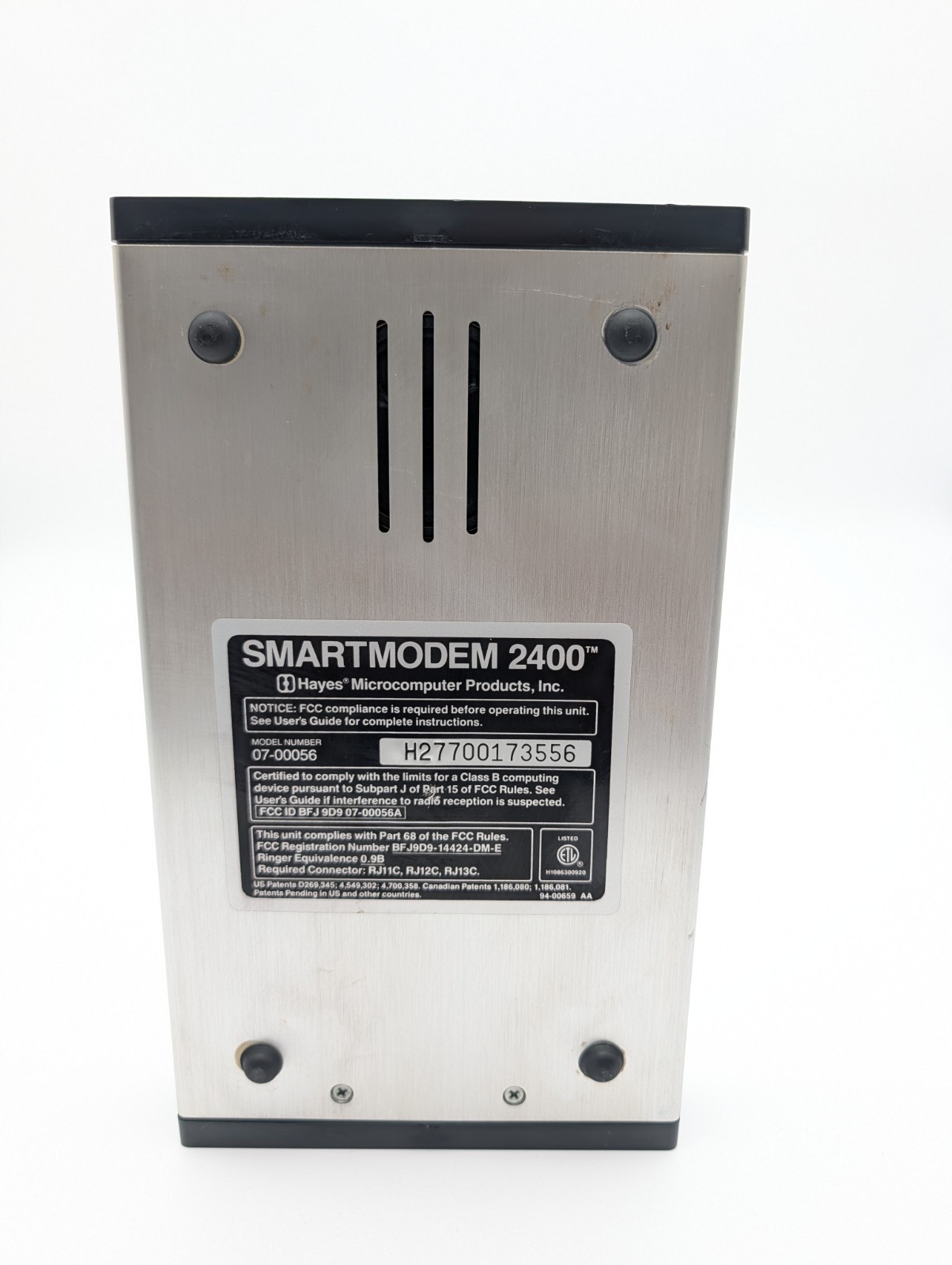 🔌HAYES Smartmodem 2400⚡Model 07-00056