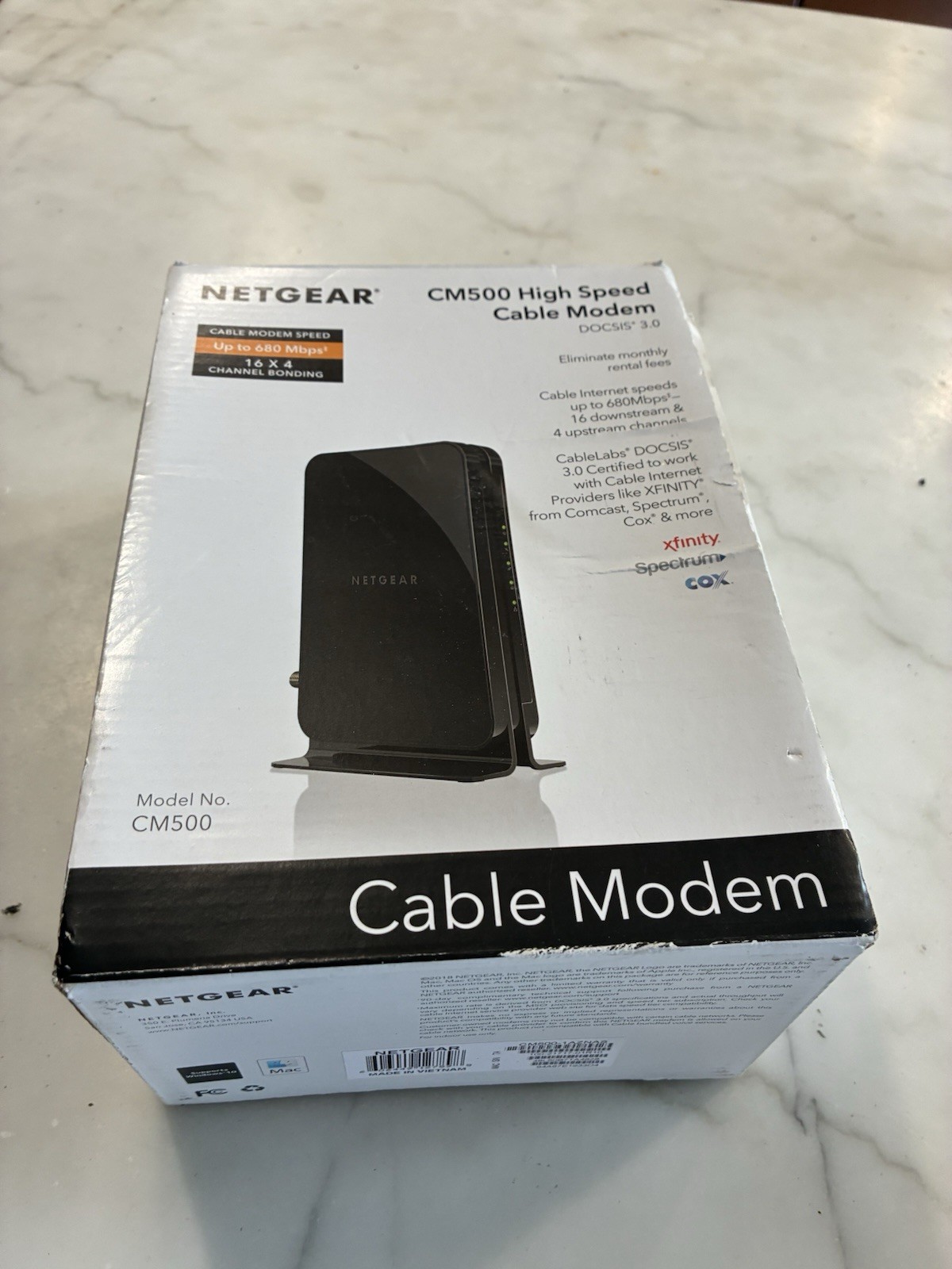 NEW NETGEAR CM500 (CM5001AZNAS) 680 Mbps – Black