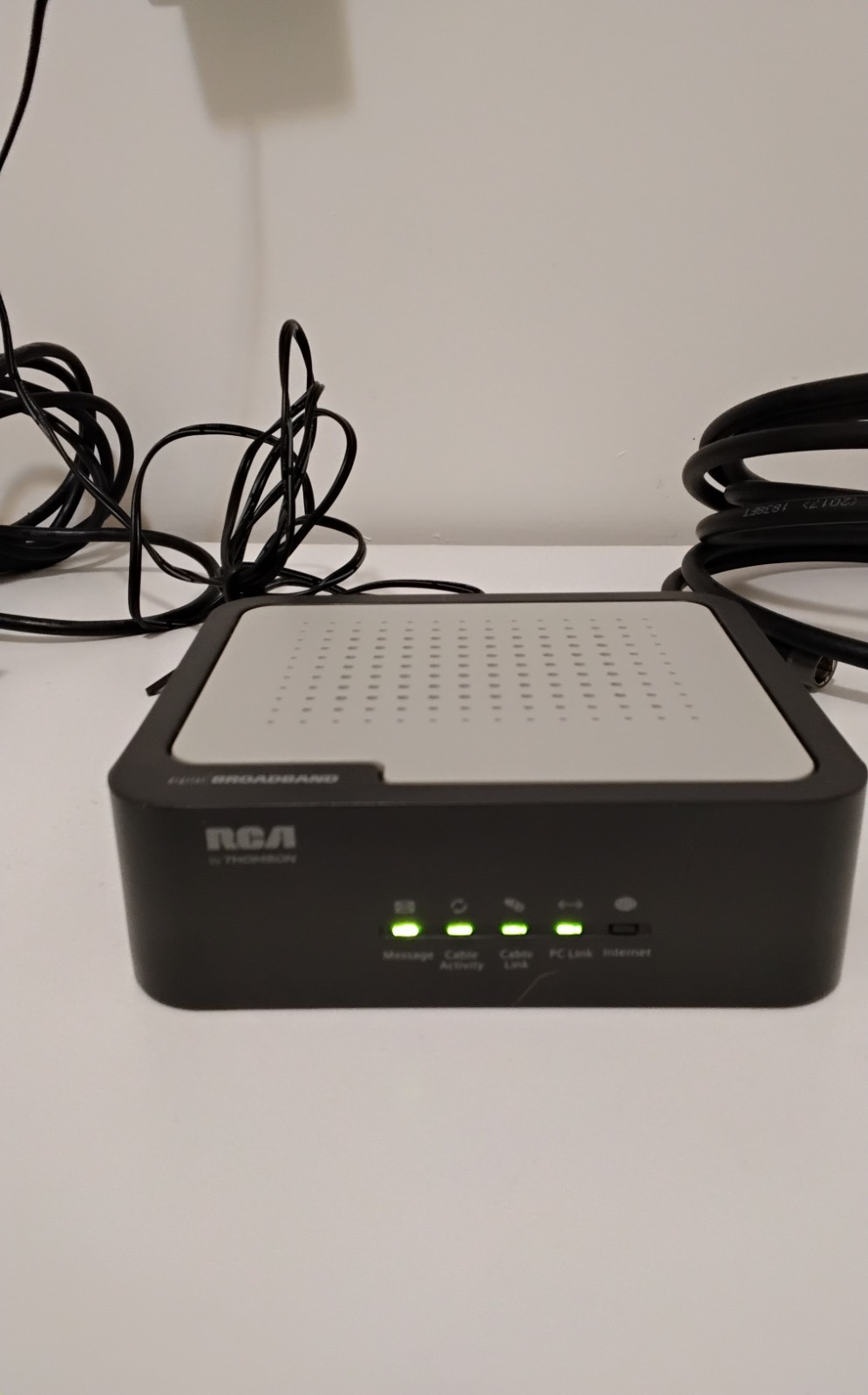 Rca By Thomson Cable Modem Broadband Model DCM425