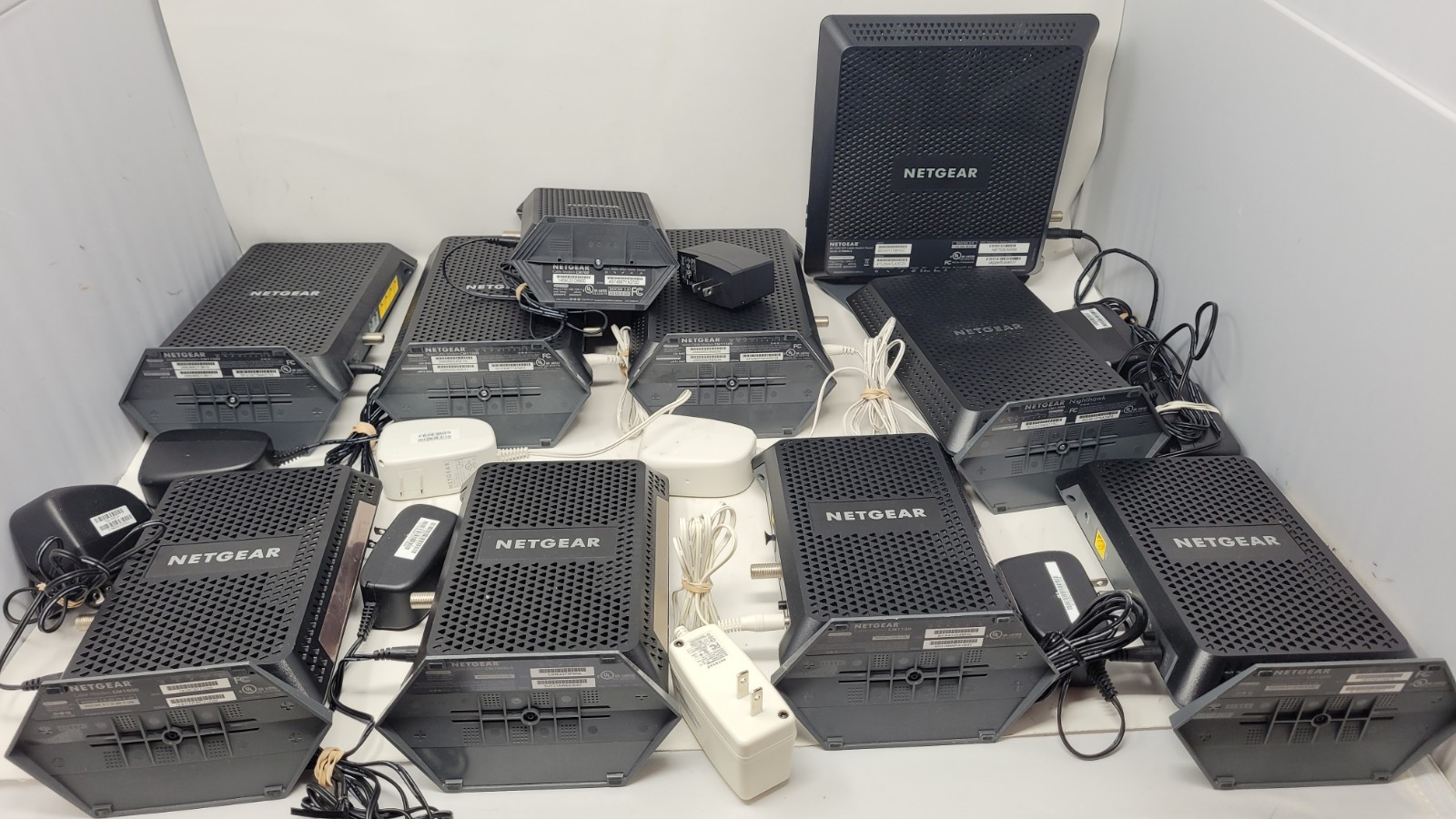 Lot Of 10 Netgear CM Modems + Power Cords