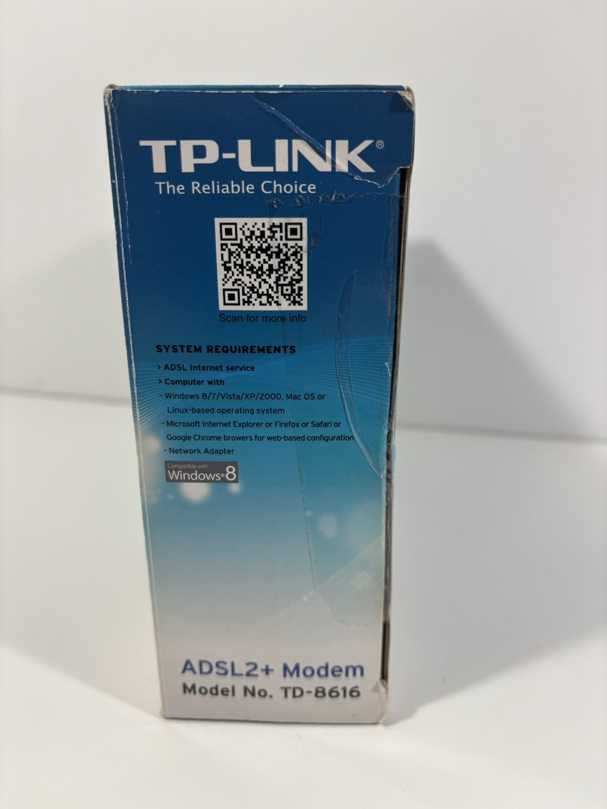 TP-Link TD-8616 ADSL2+ Modem High Speed Broadband 24Mbps RJ45 – Brand New
