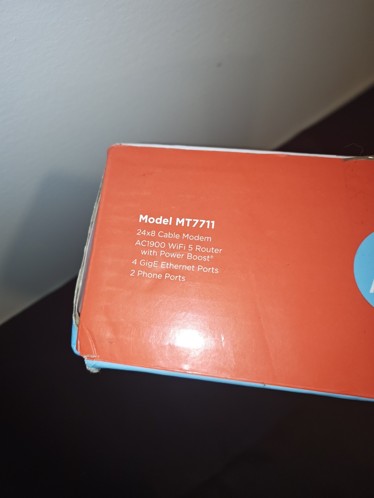 As-is Motorola MT7711 24×8 Modem Router Two Phone Ports DOCSIS 3.0 Dual Band