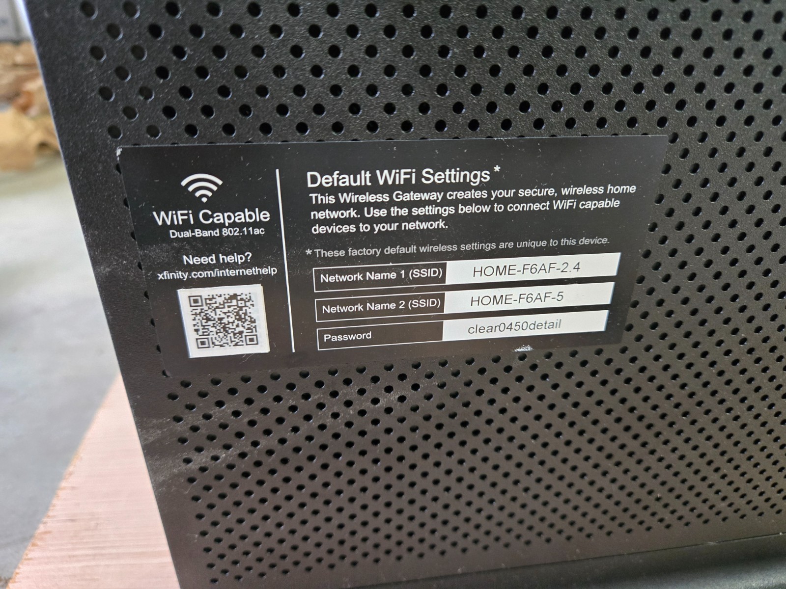 Xfinity XB3 Wireless Gateway (DOCSIS 3.0)
