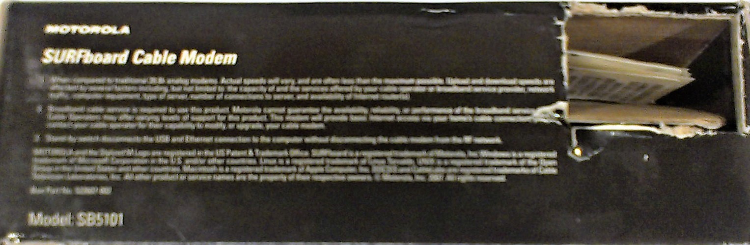 Motorola SURFboard SB5101 (SB515290-087-00) 38 Mbps Modem