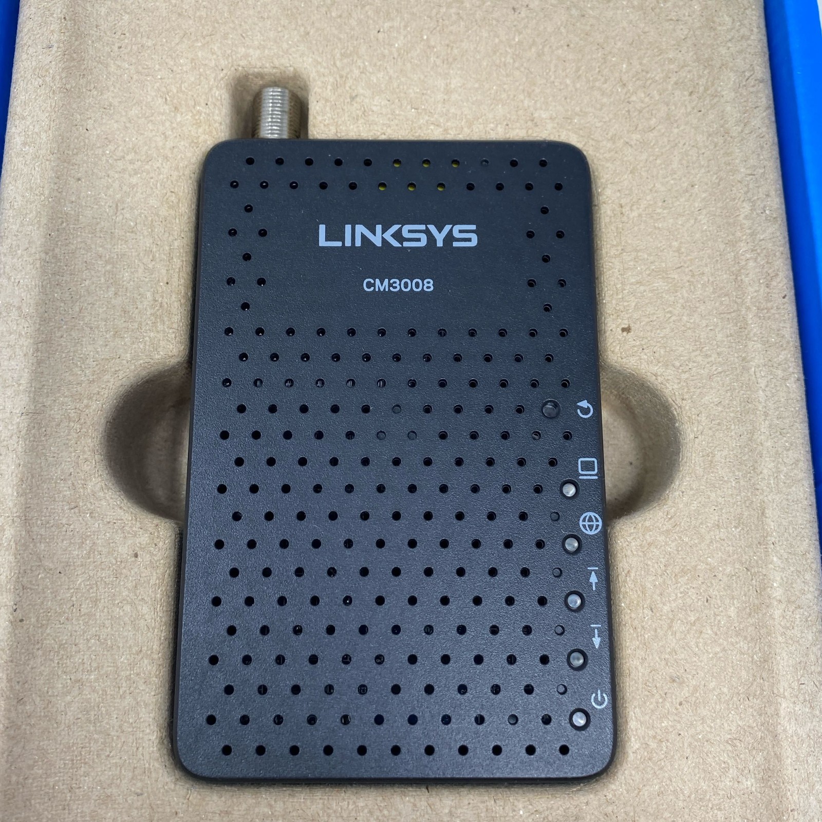 Linksys CM3008 DOCSIS 3.0 8×4 Cable Modem – Black