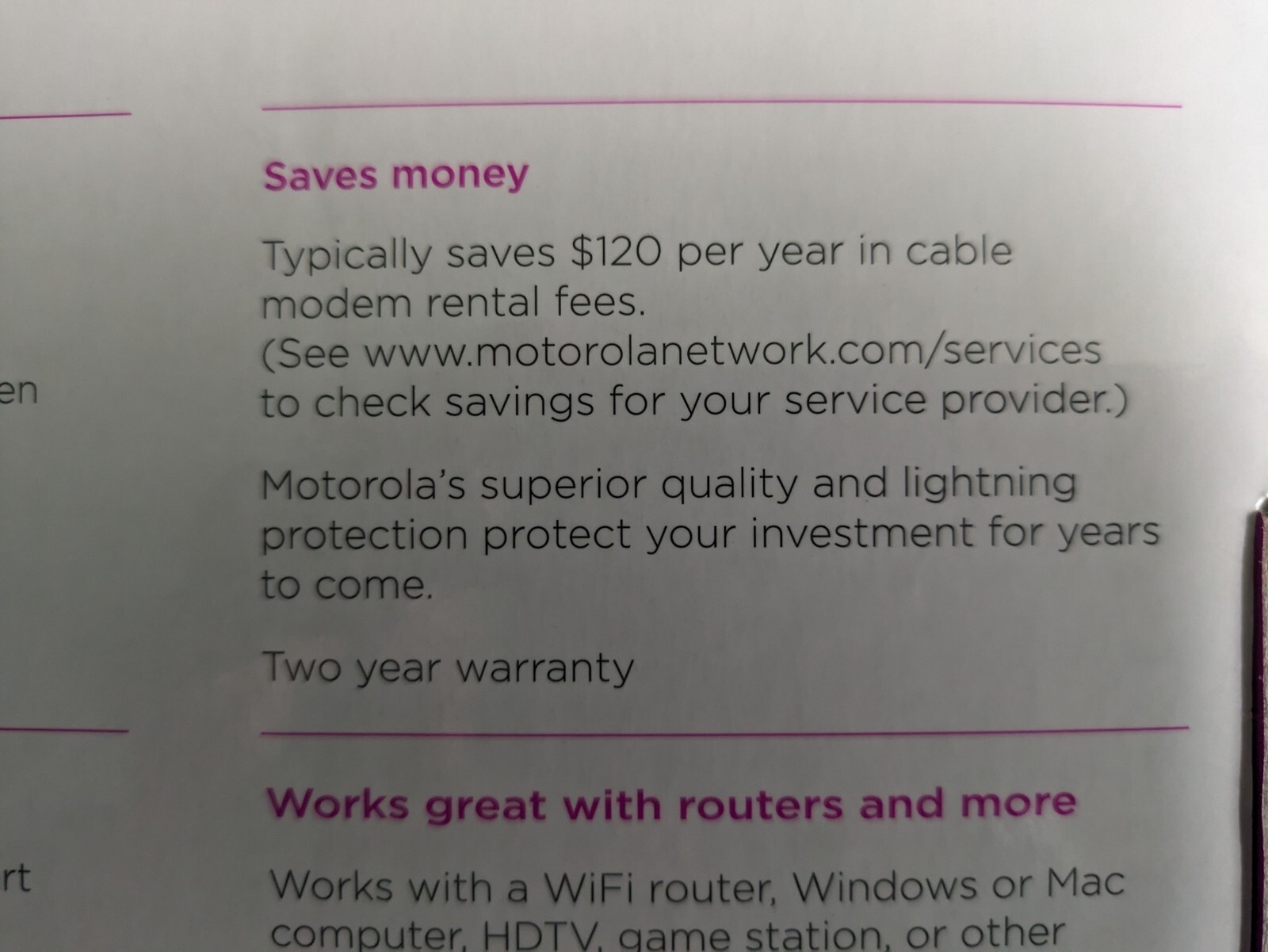 Motorola MB742010 16×4 686mbps DOCSIS 3.0 Cable Modem