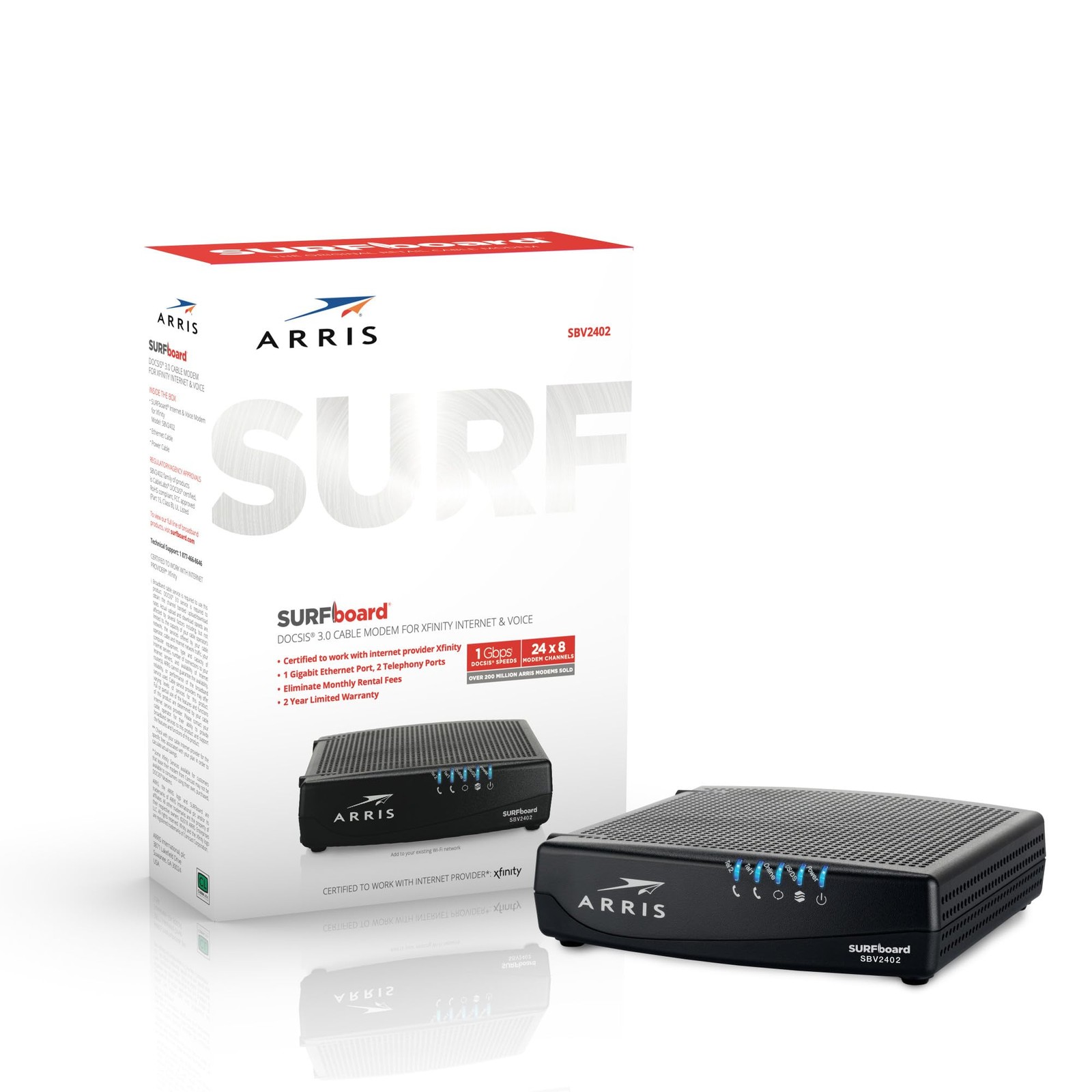 ARRIS SURFboard SBV3202 DOCSIS 3.0 Cable Modem Comcast Xfinity Internet 1