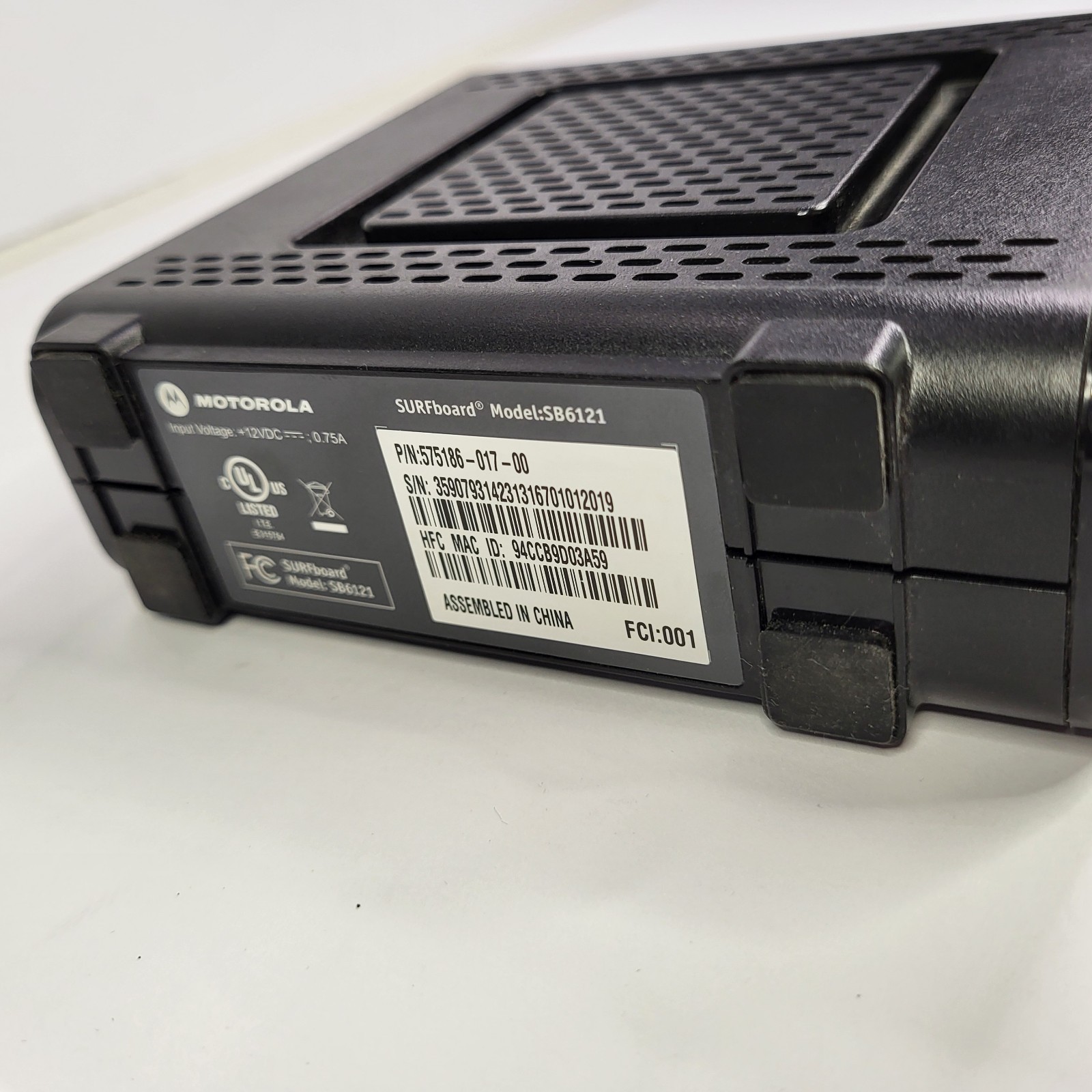 Motorola Mb7621 Cable Modem Router Docsis 3.0 1000+ Mbps Xfinity Cox 24×8 Nib