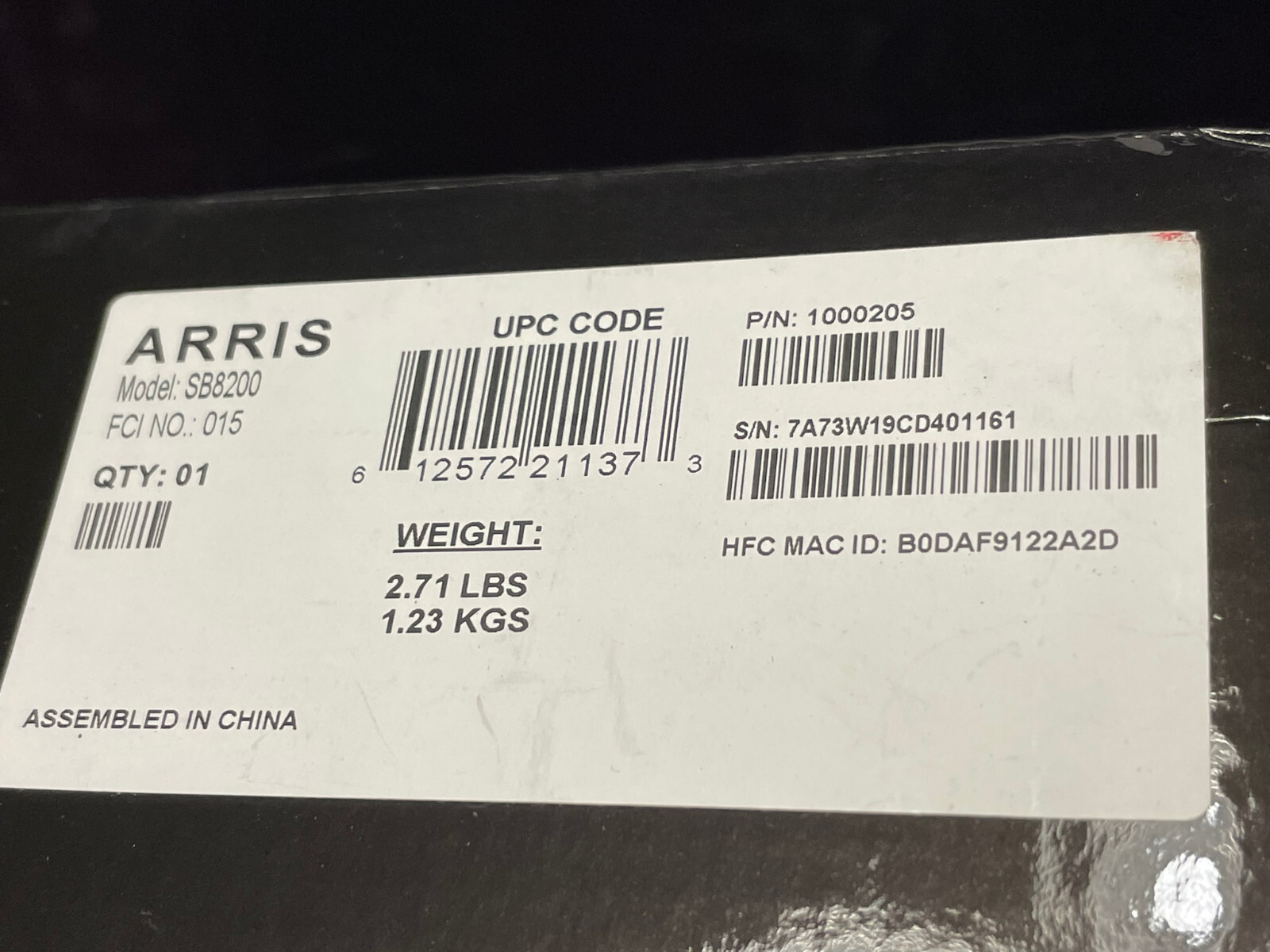 ARRIS SURFboard SB8200 DOCSIS 3.1 Cable Modem – Open Box Tested – Sync Verified