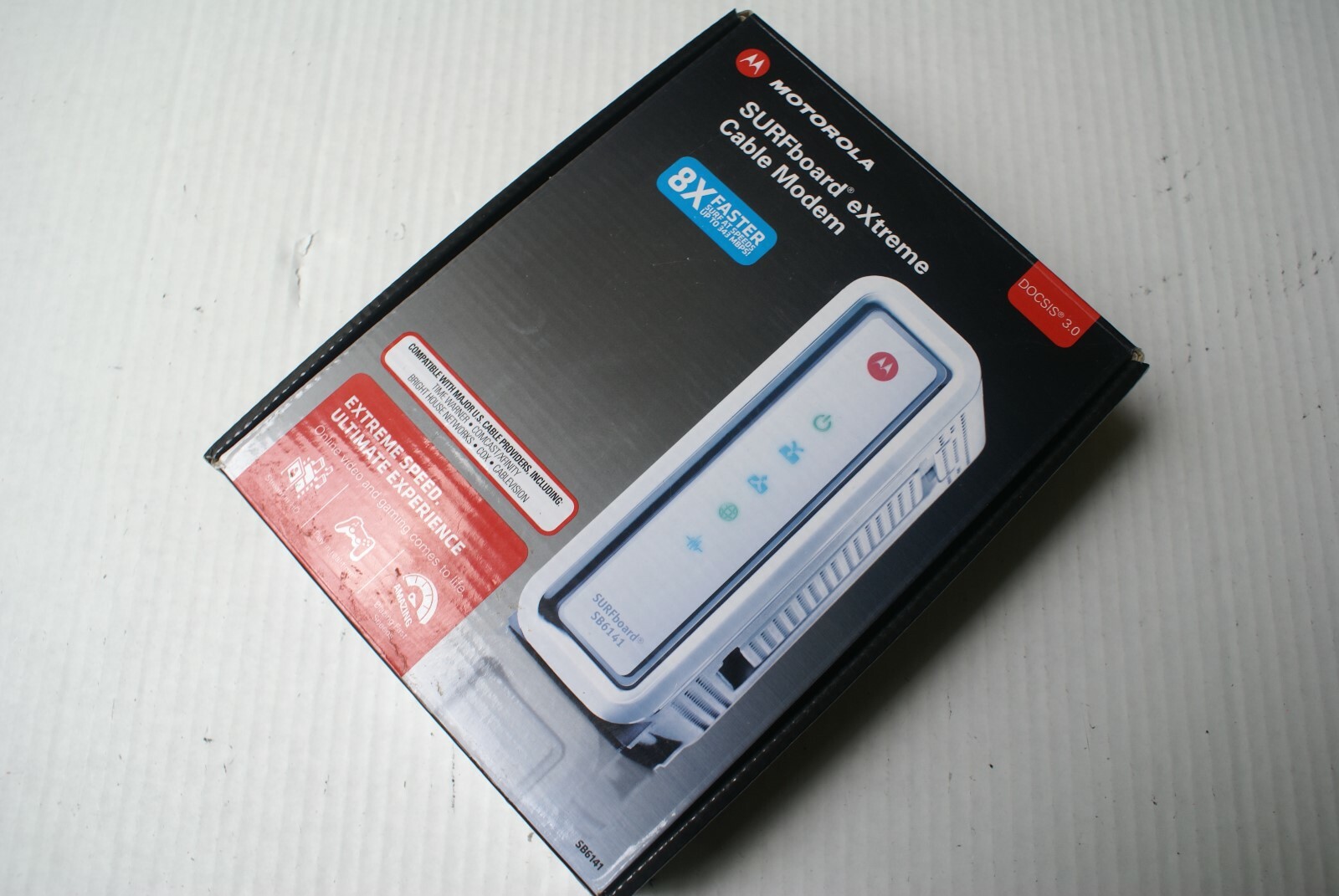 New Motorola SURFboard eXtreme Cable Modem SB6141 (581902-022-00) Tested Working
