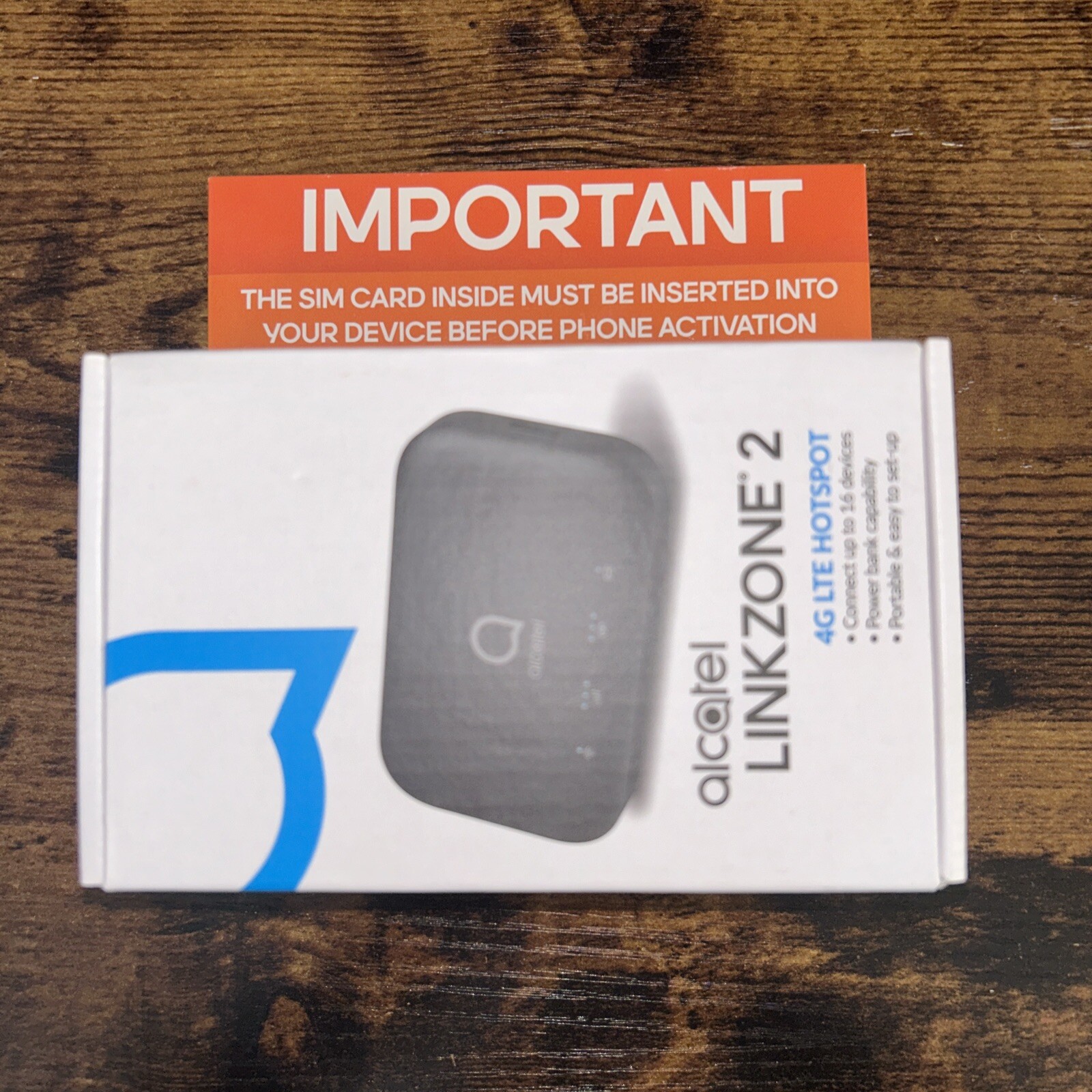(NEW) Alcatel MW41TM Wi-Fi Hotspot Modem (BOOST MOBILE)