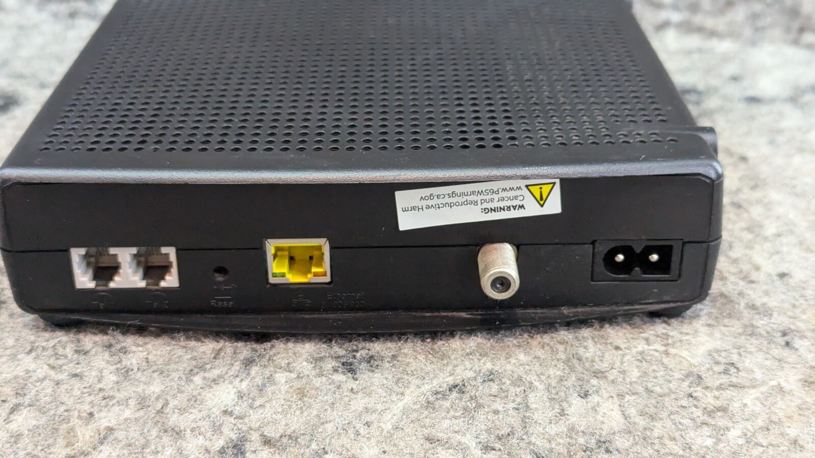 ARRIS Touchstone TM1602A DOCSIS 3.0 E-MTA with Power & Ethernet Cable