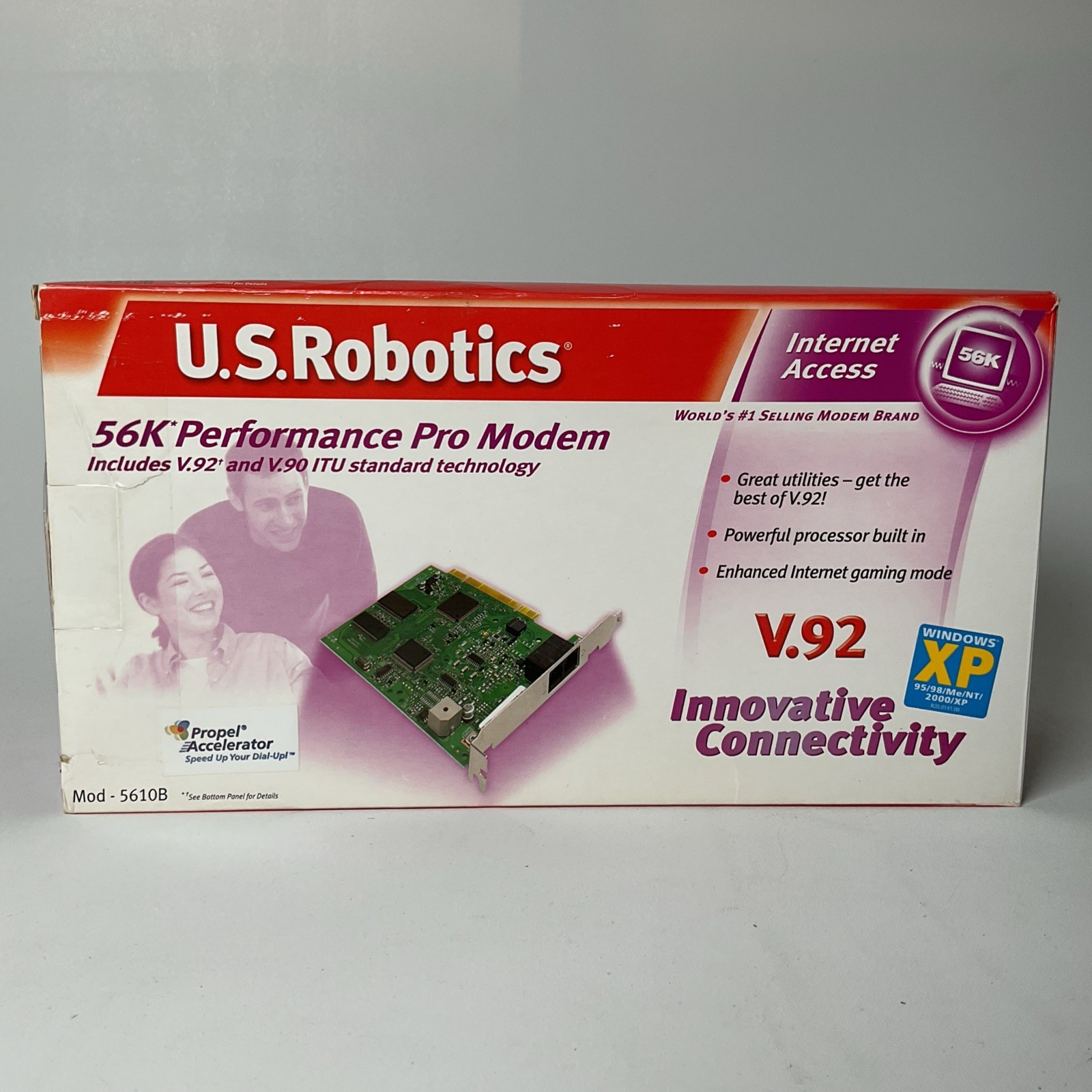 U.S. Robotics 56K Performance Pro Modem Mod-5610B V.92 USR5610B – Open Box