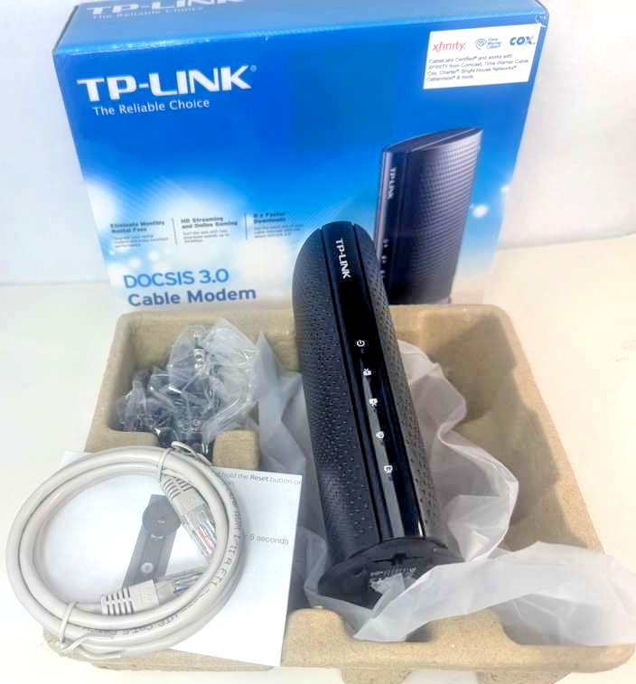 TP-Link TC-7610 300Mbps Wireless N DOCSIS 3.0 High Speed Cable Modem Gigabit