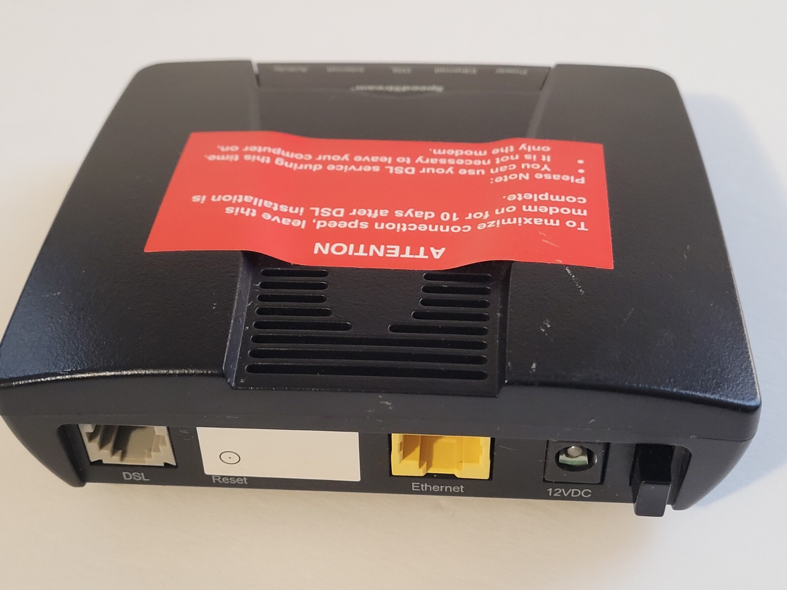 Siemens SpeedStream 4100 Ethernet ADSL 060-D141-A39 *Modem ONLY No AC Adapter*