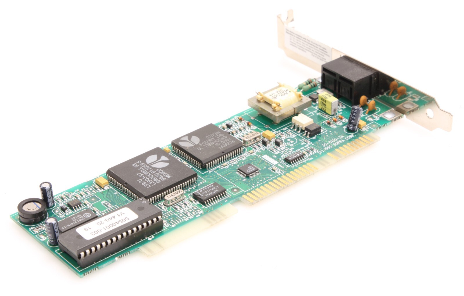Vintage SupraExpress 23540131-004 33.6i PnP ISA Voice Modem Card L3903-57.