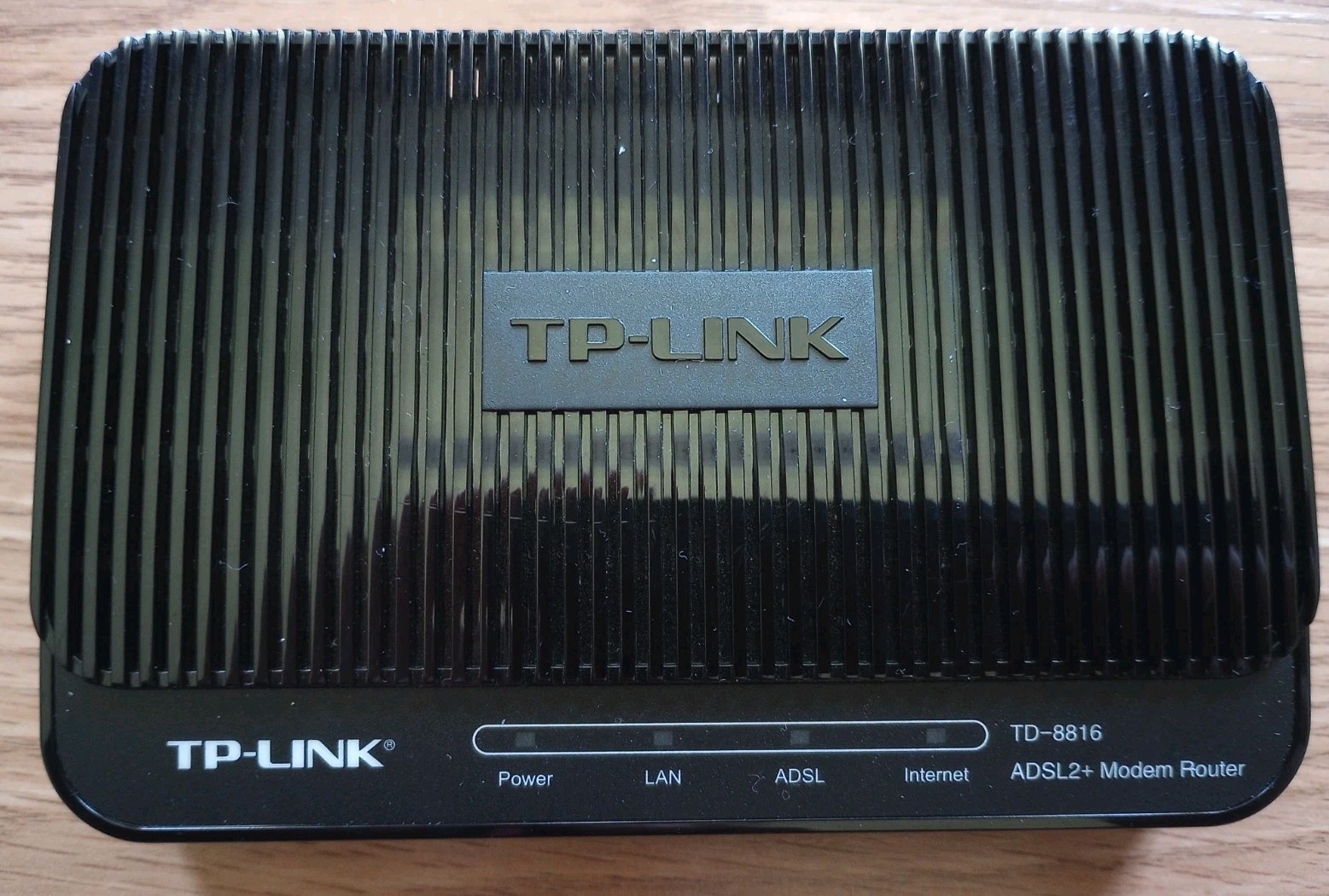 TP-Link ADSL2+ Modem Router TD-8816 (Color: Black) WORKS USED