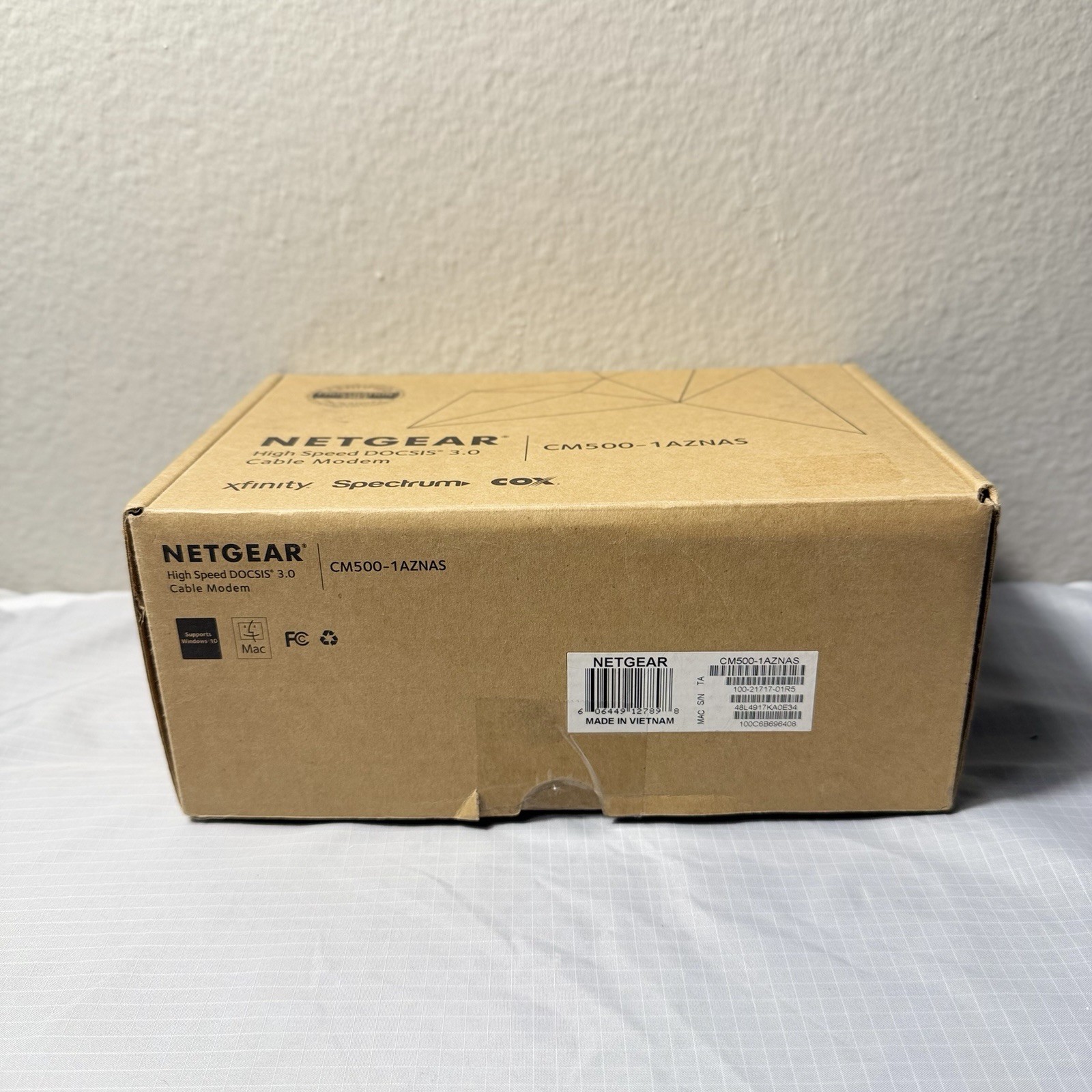 NETGEAR CM500 1AZNAS High Speed DOCSIS 3.0 Cable Modem NEW