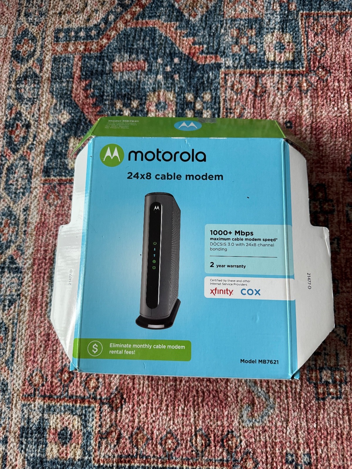 Motorola MB7621-10 1000 Mbps Modem
