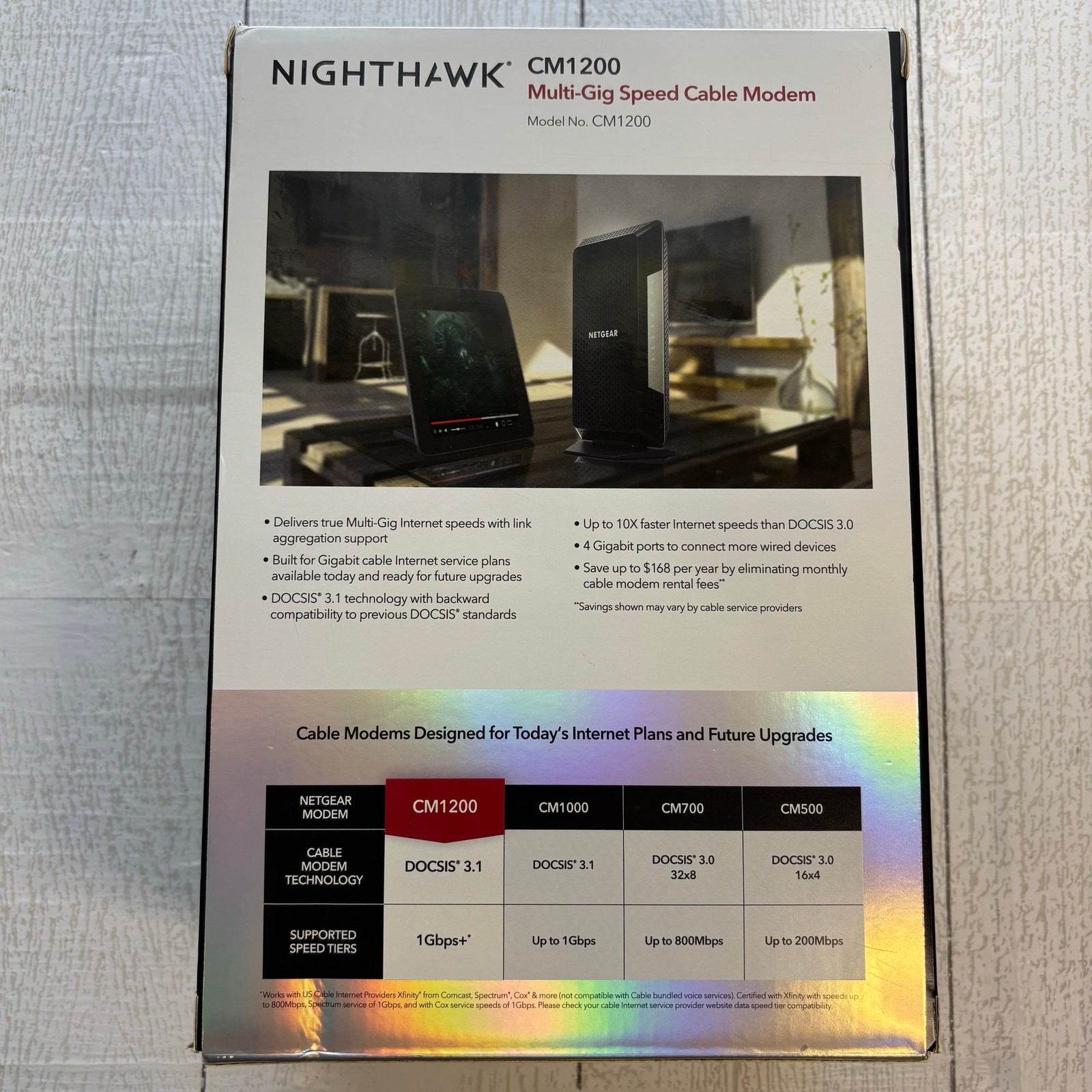 Netgear Nighthawk CM1200 Multi-Gig DOCSIS 3.1 Cable Modem