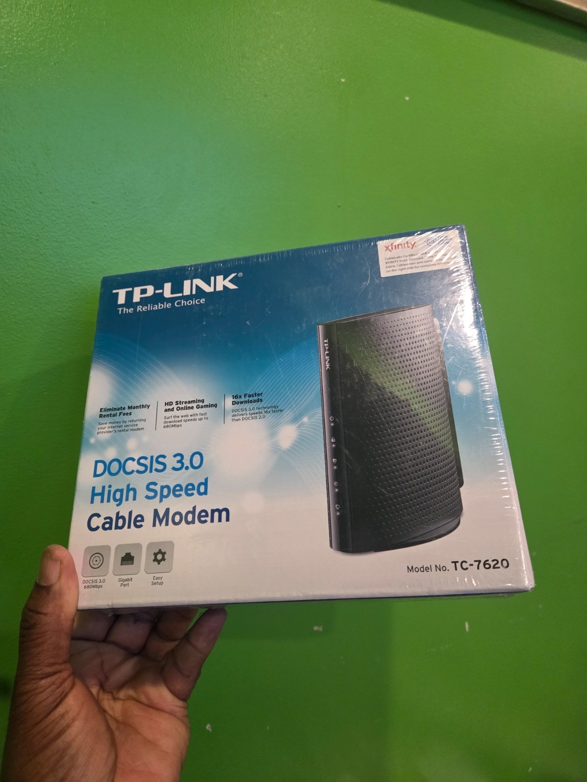 TP-LINK TC-7620 680Mbps Cable Modem