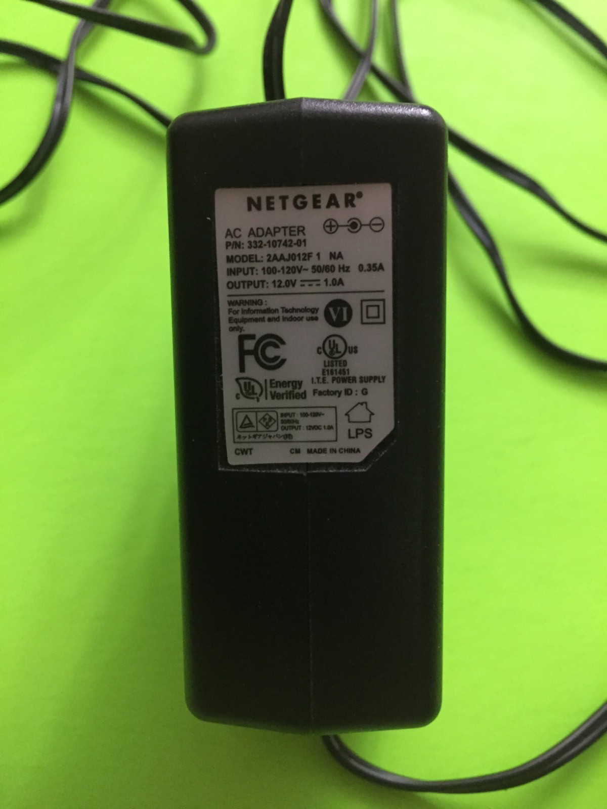 NETGEAR CM400 High Speed Cable Modem Docsis 3.0 with Power Adapter EUC