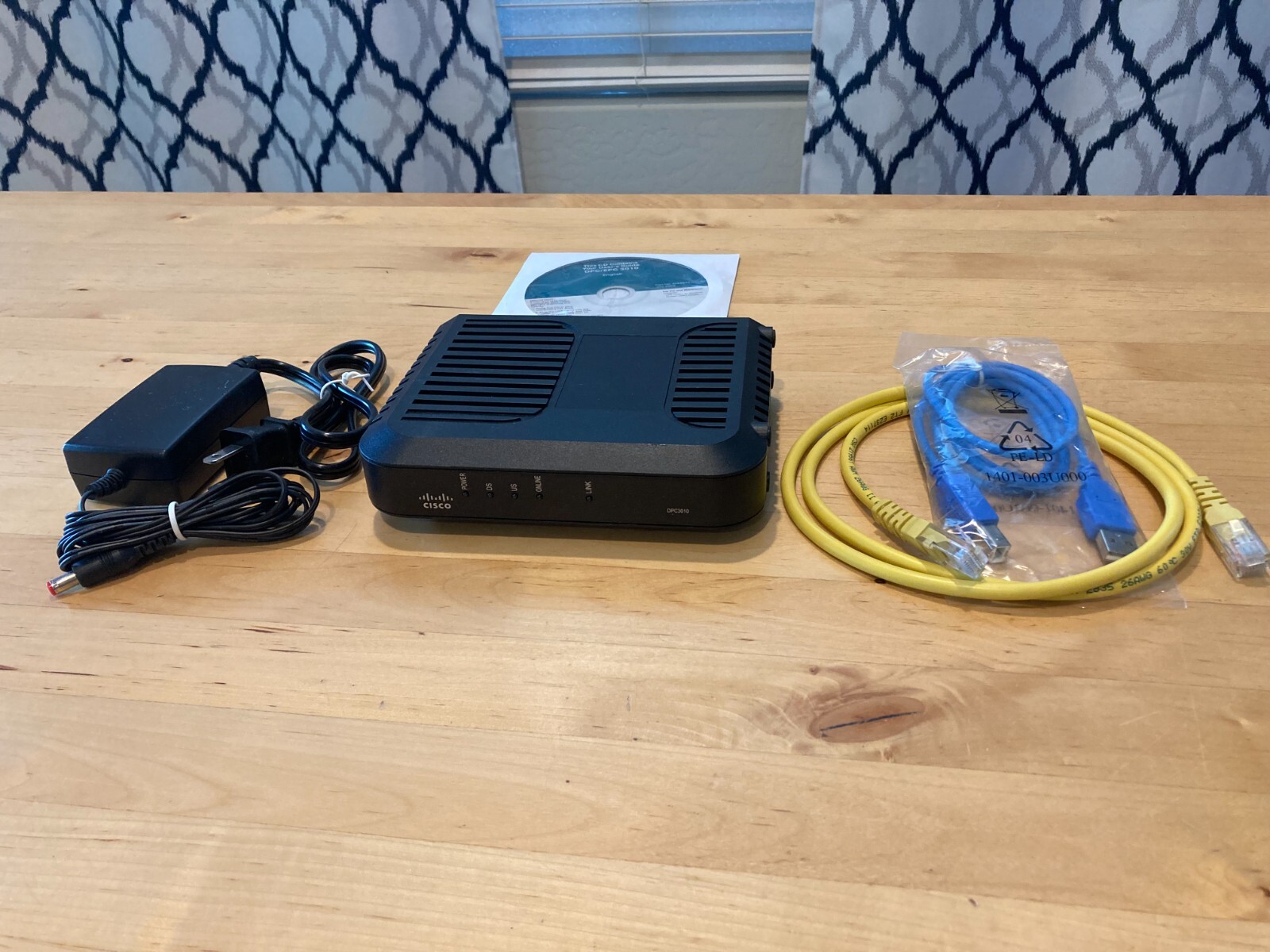 Cisco DPC3010 (4027668) Modem With Cord Ethernet And USB Ports