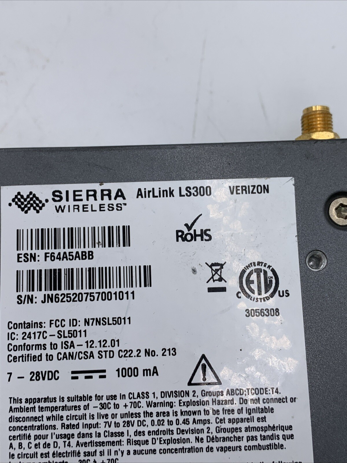 Sierra Wireless AirLink LS300 See Pics